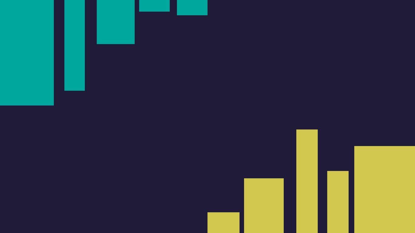 1366x768 Download wallpaper 1366x768 lines, yellow, blue, minimalism, geometry tablet, laptop HD background
