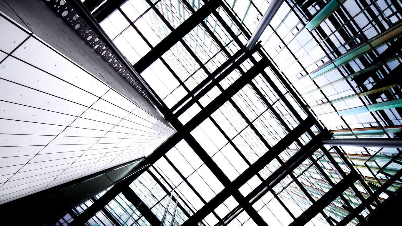 1366x768 Download wallpaper 1366x768 construction, structure, lines, minimalism, geometric tablet, laptop HD background