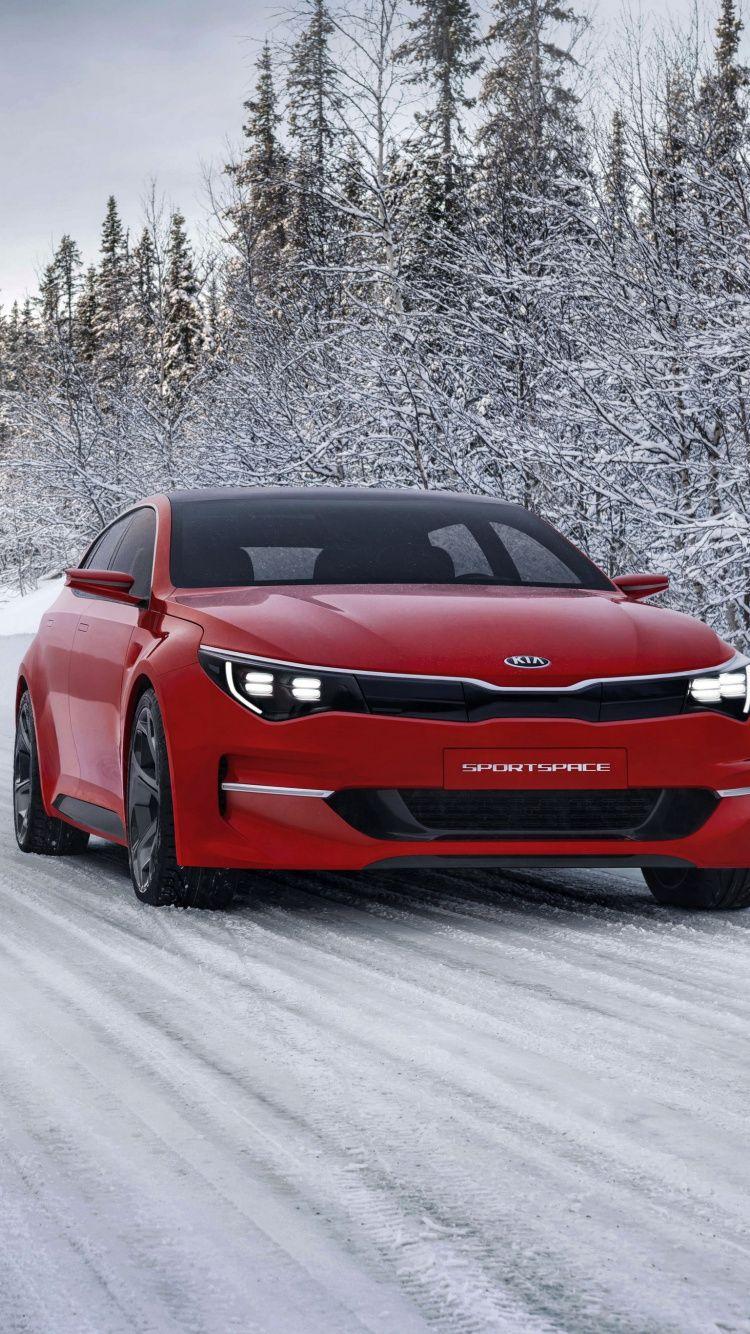 750x1334 Download Red, Kia Sportspace concept, car wallpaper, 750x iphone iPhone 8