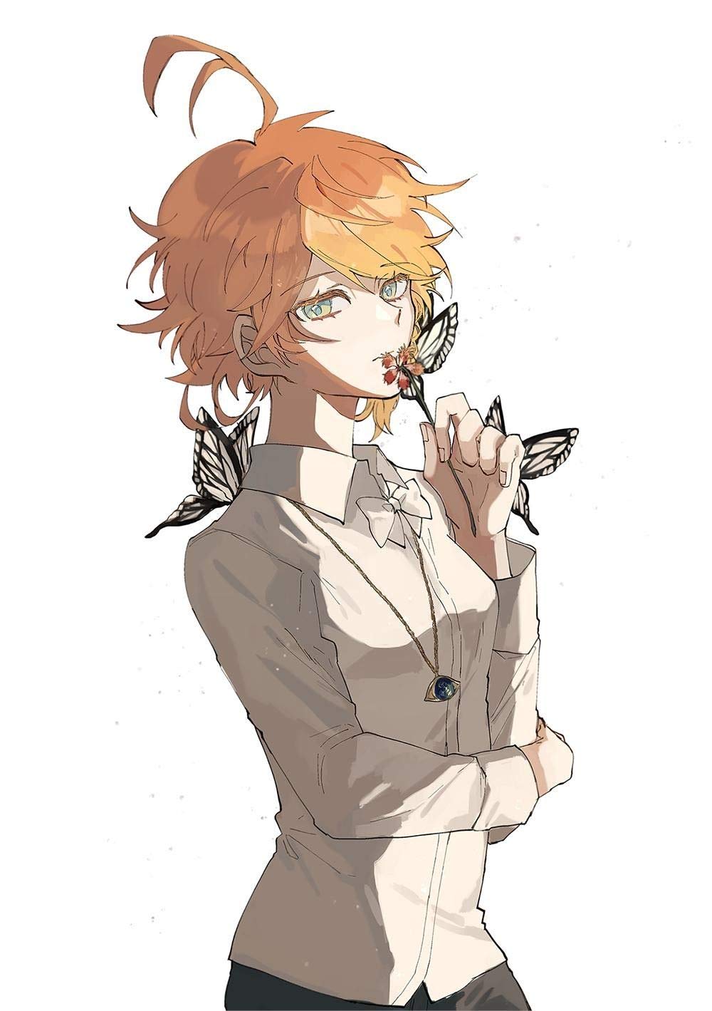 1000x1419 Emma Poster Wall Print The Promised Neverland Wall Decor Wallpaper Emma Home Decor Gift for Her Gift for Him: Handmade