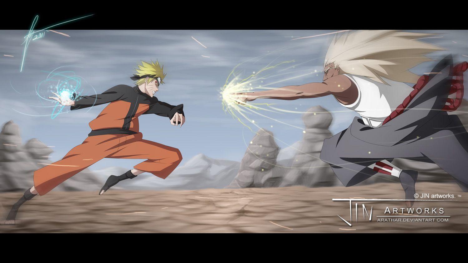 1500x843 Naruto Shippuden Wallpaper: Naruto vs Killer Bee