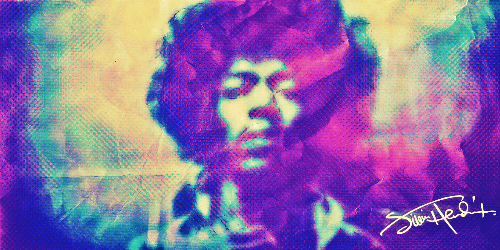1600x800 Hendrix Psychedelic Wallpaper. Psychedelic image, Jimi hendrix, Jimi hendrix art