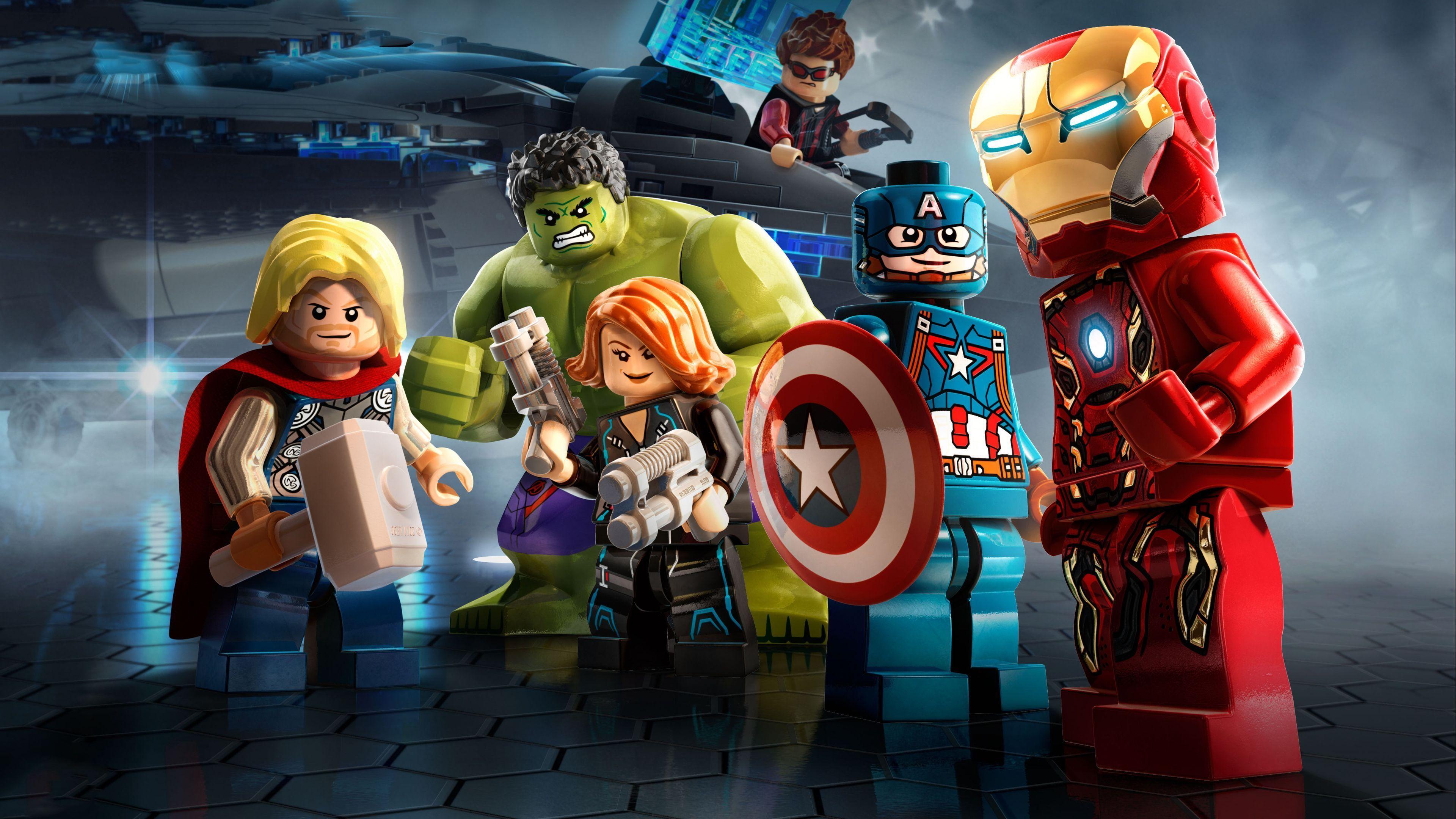 3840x2160 LEGO Marvel Wallpaper