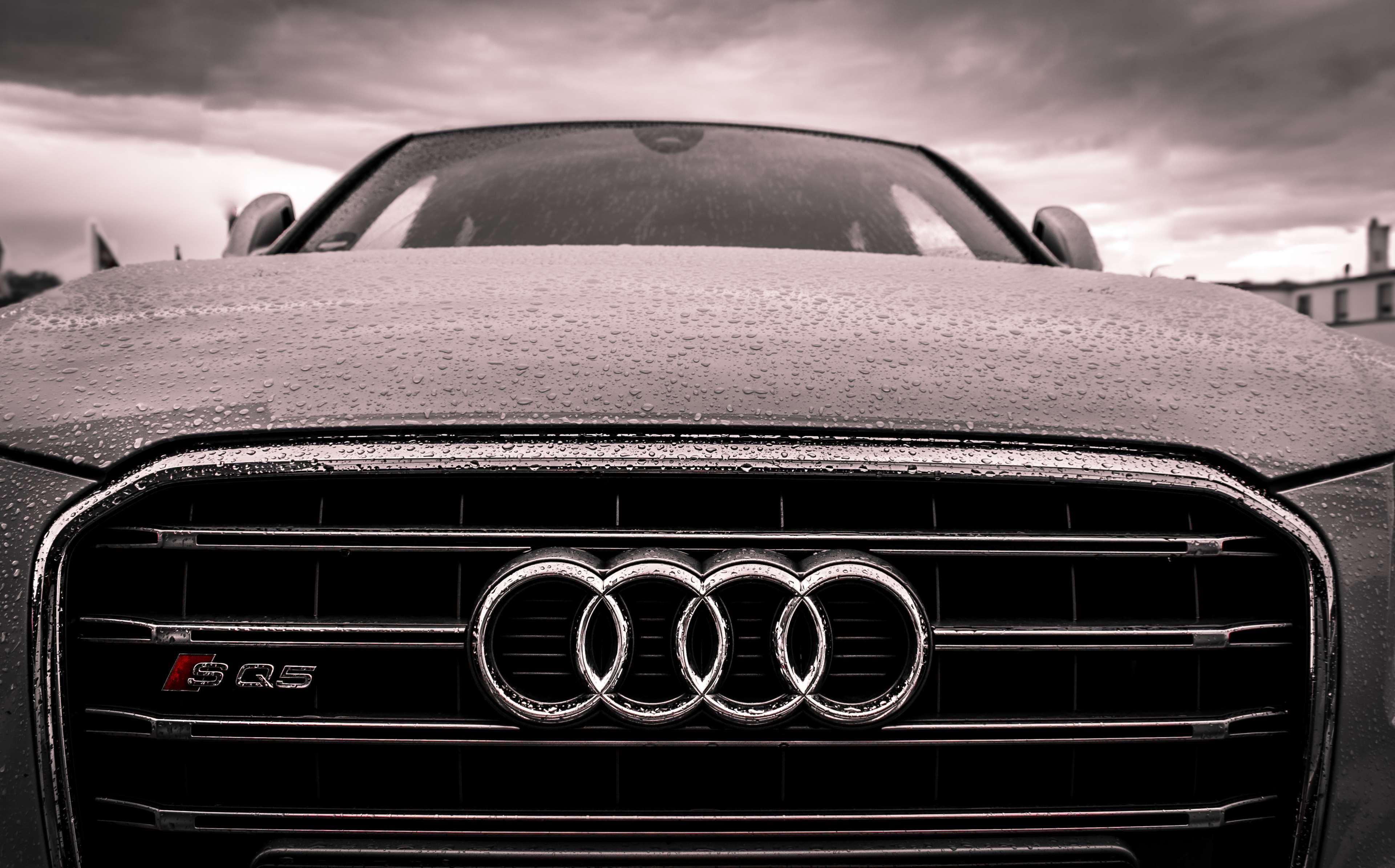 3840x2390 audi #audi car #automobile #automotive #black and white #bumper #car #car wallpaper #chrome #classic #emblem #hood #logo. Audi cars, Car wallpaper, Black audi