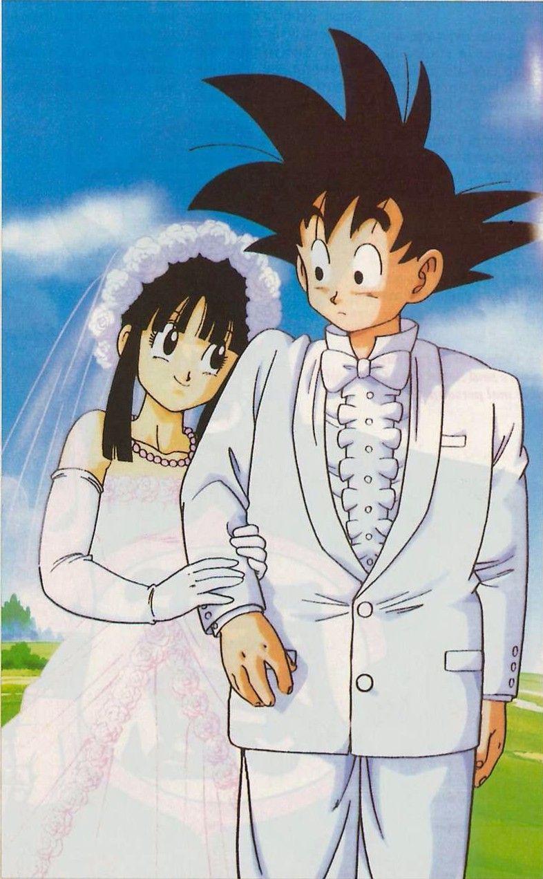 786x1271 Goku And Chichi Wallpaper