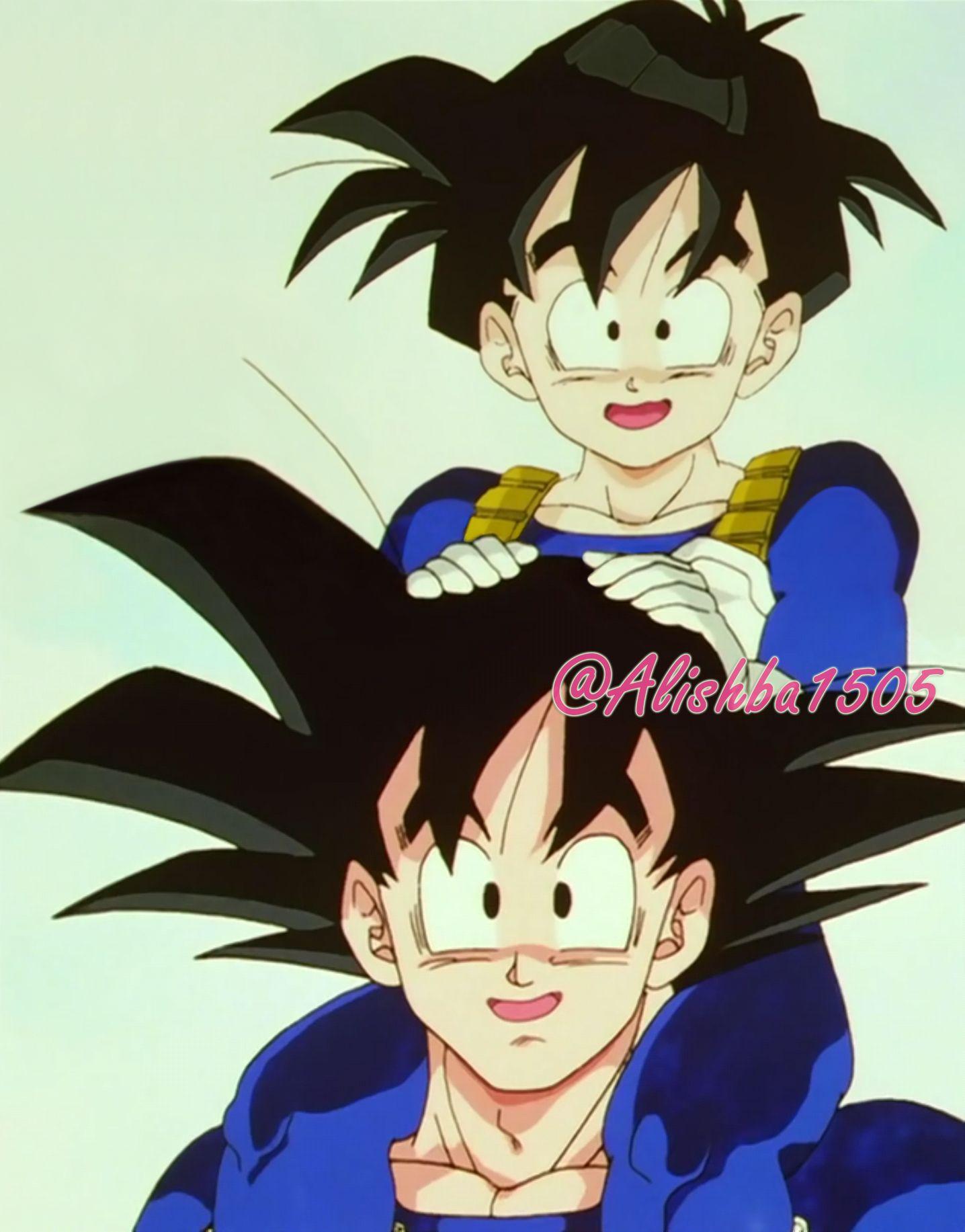 1436x1833 Goku and Gohan♡^^ #edited by me. Goku and gohan, Dragon ball wallpaper, Dragon ball art
