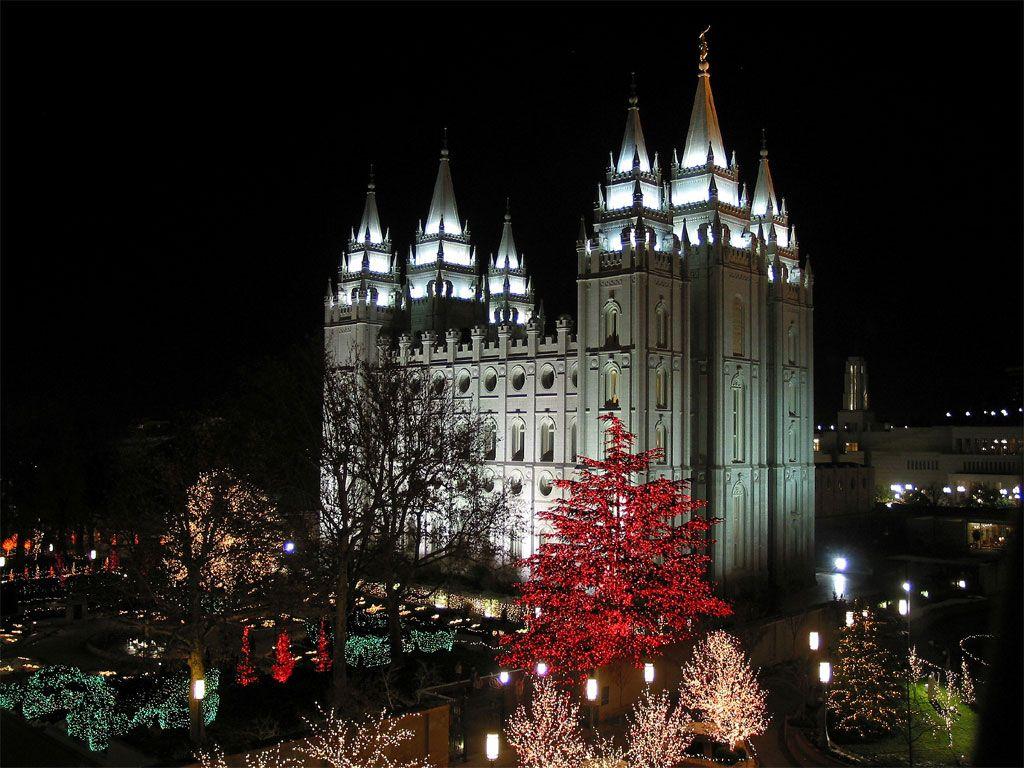 1024x768 Salt Lake Temple Wallpaper