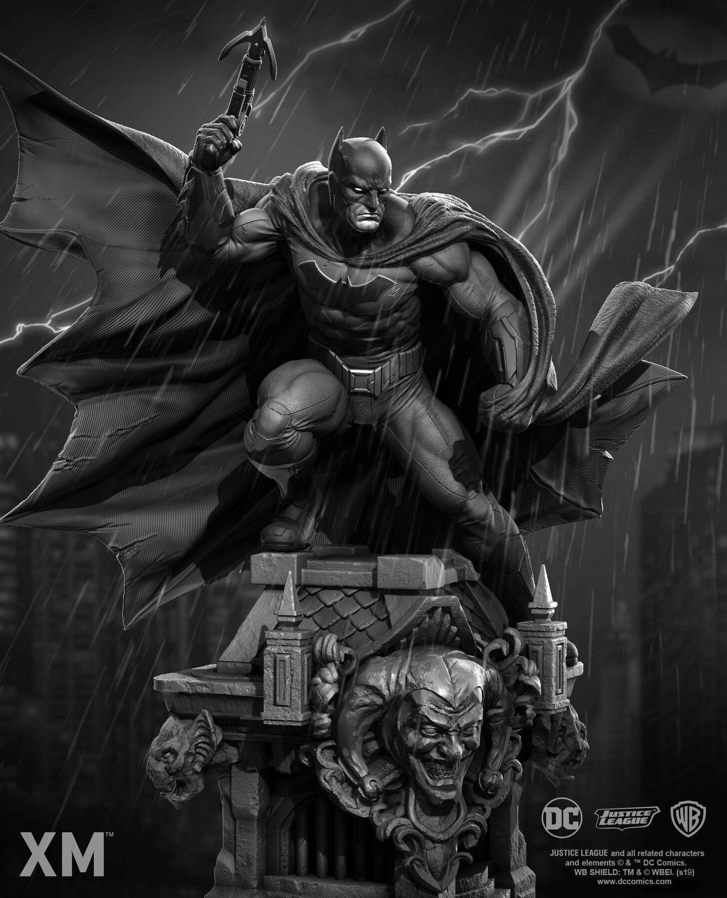 1457x1800 XM Studios Batman Rebirth, Marthin Agusta. Batman statue, Batman, Batman artwork