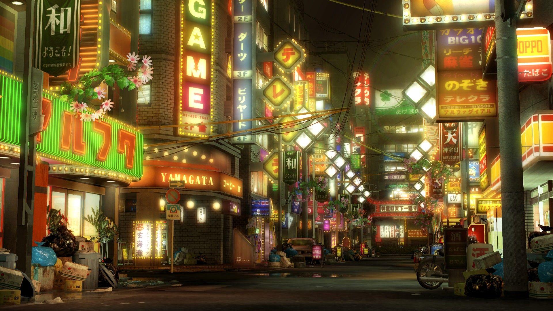 Yakuza City Wallpapers - Top Free Yakuza City Backgrounds - WallpaperAccess