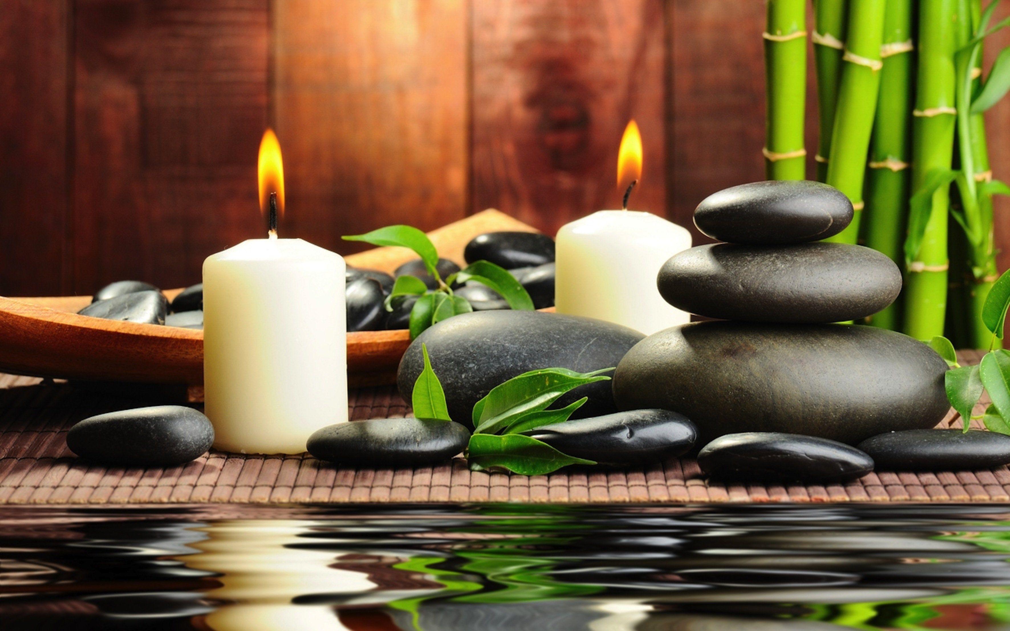 3543x2215 zen, Mood, Bokeh, Garden, Buddhism, Religion Wallpaper HD / Desktop and Mobile Background