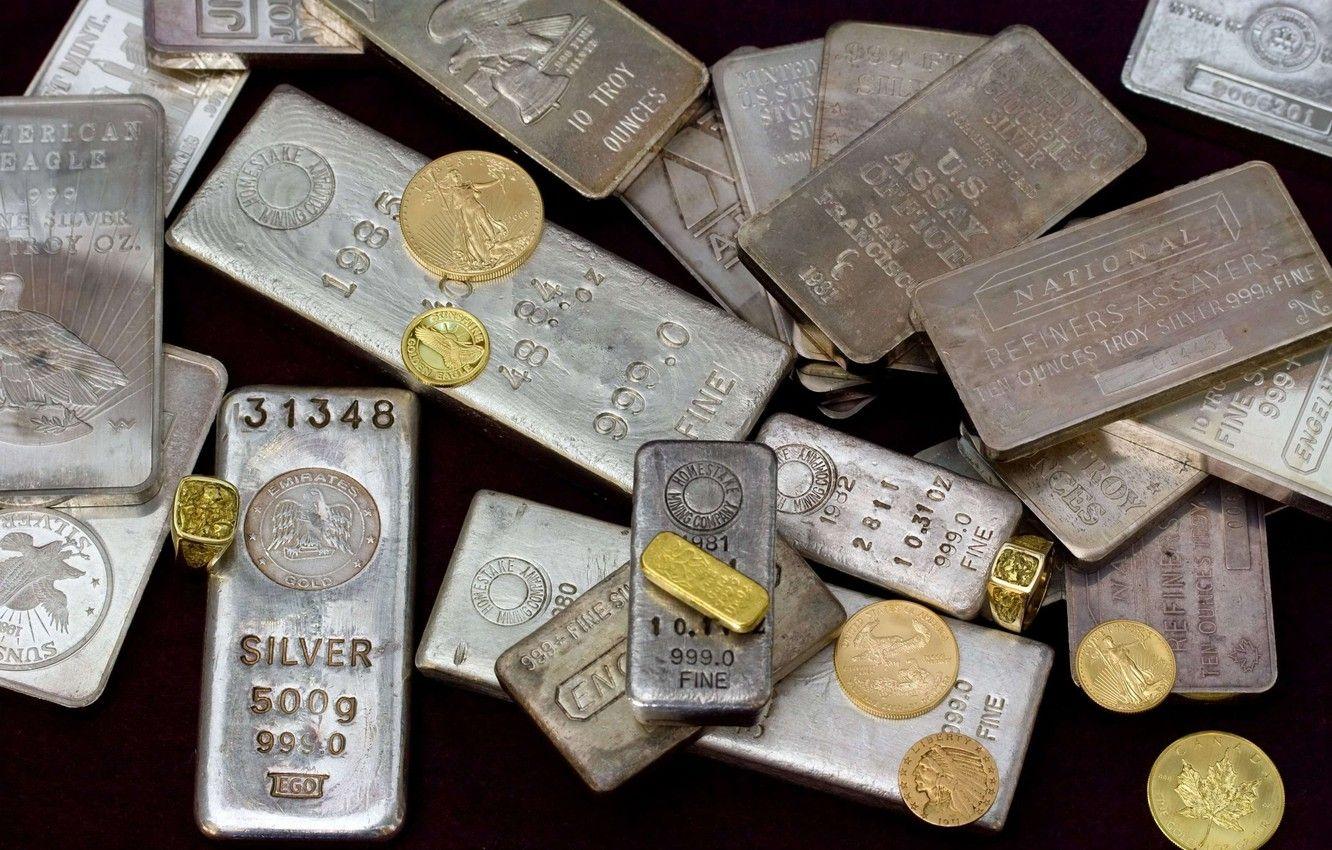 1332x850 Wallpaper gold, coins, bars image for desktop, section макро