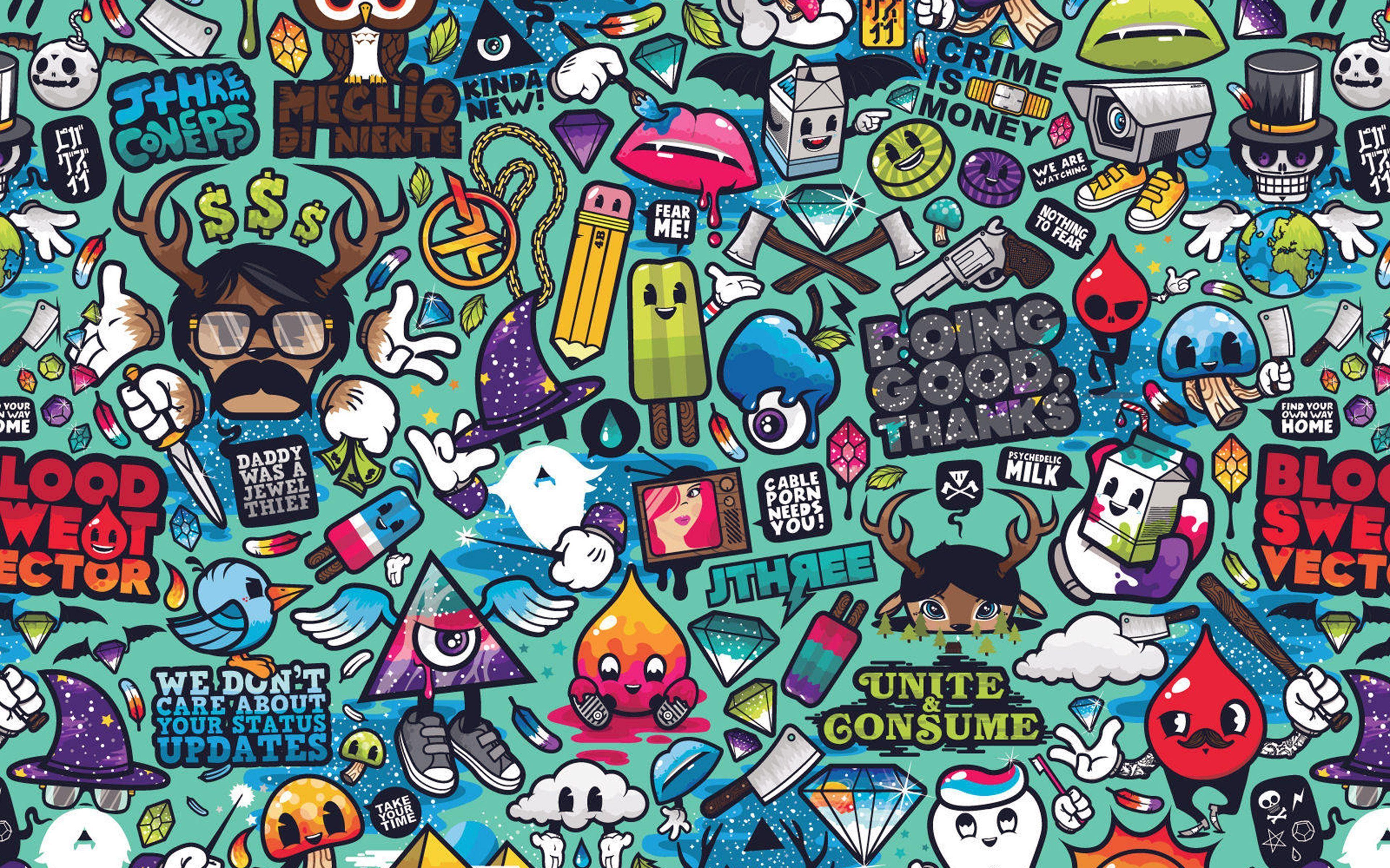 3840x2400 Graffiti Wallpaper