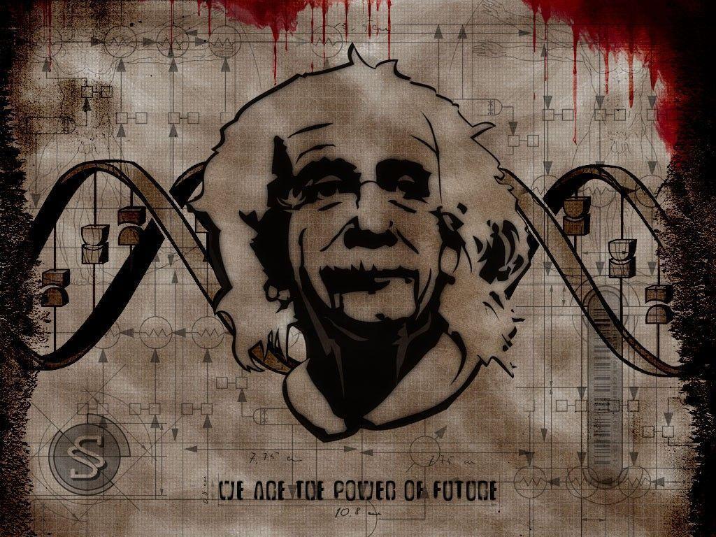 1024x768 Einstein Wallpaper