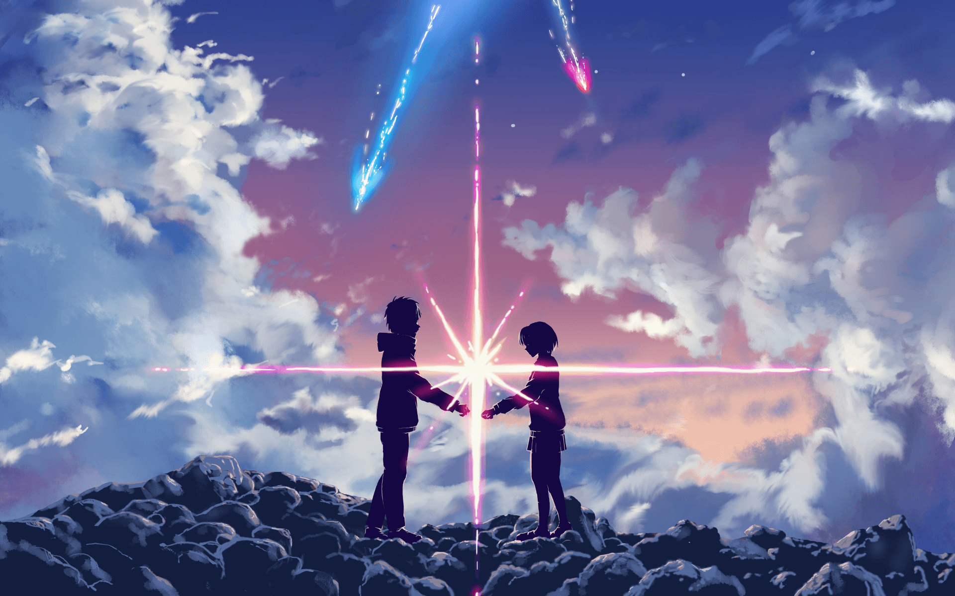 Your name, anime, stars, HD phone wallpaper