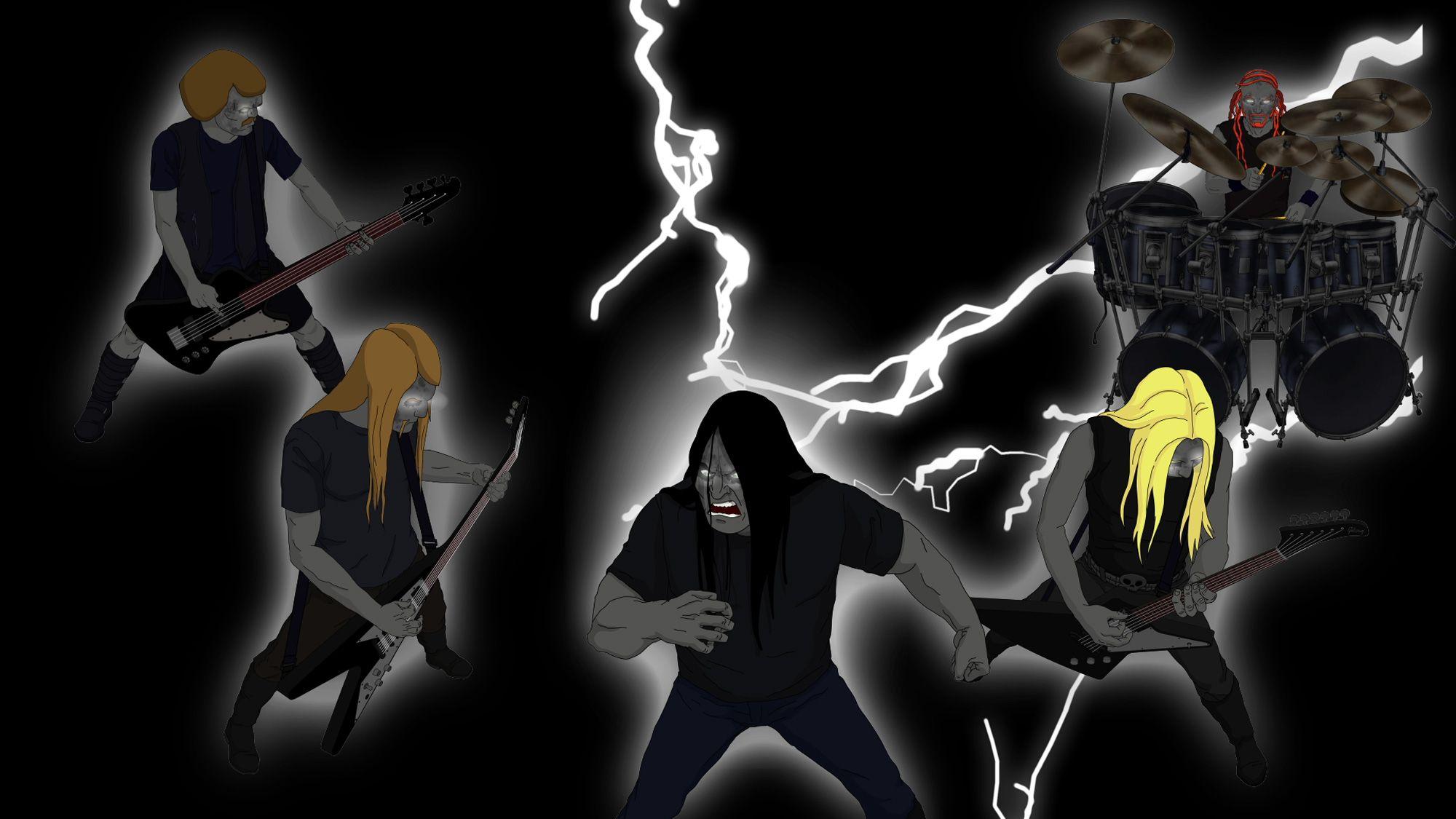 2000x1125 Free download Metalocalypse HD Wallpaper Background Image 2000x1125 ID [2000x1125] for your Desktop, Mobile & Tablet. Explore Metalocalypse Background. Metalocalypse Wallpaper, Metalocalypse Wallpaper