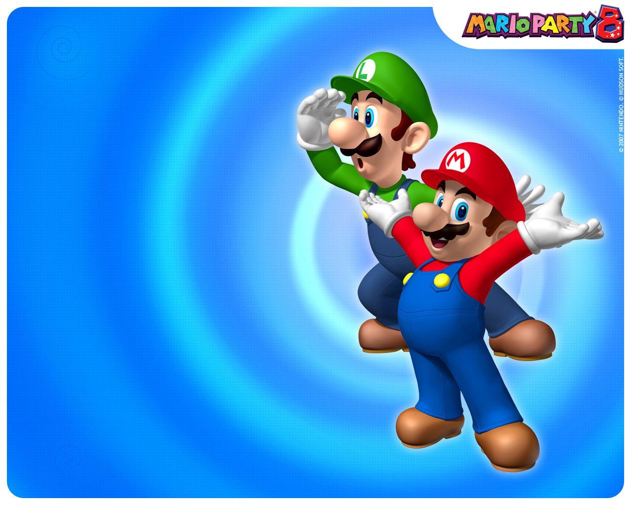 1280x1024 Super Mario E Luigi