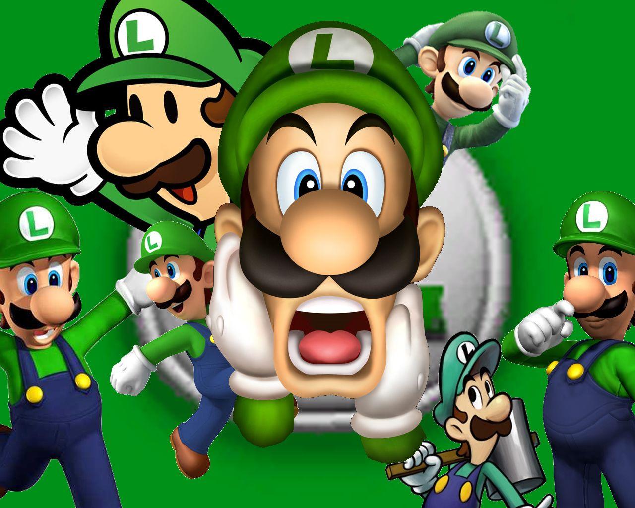 1280x1024 Super Mario Bros. Wallpaper: Luigi. Super mario and luigi, Mario and luigi, Super mario bros