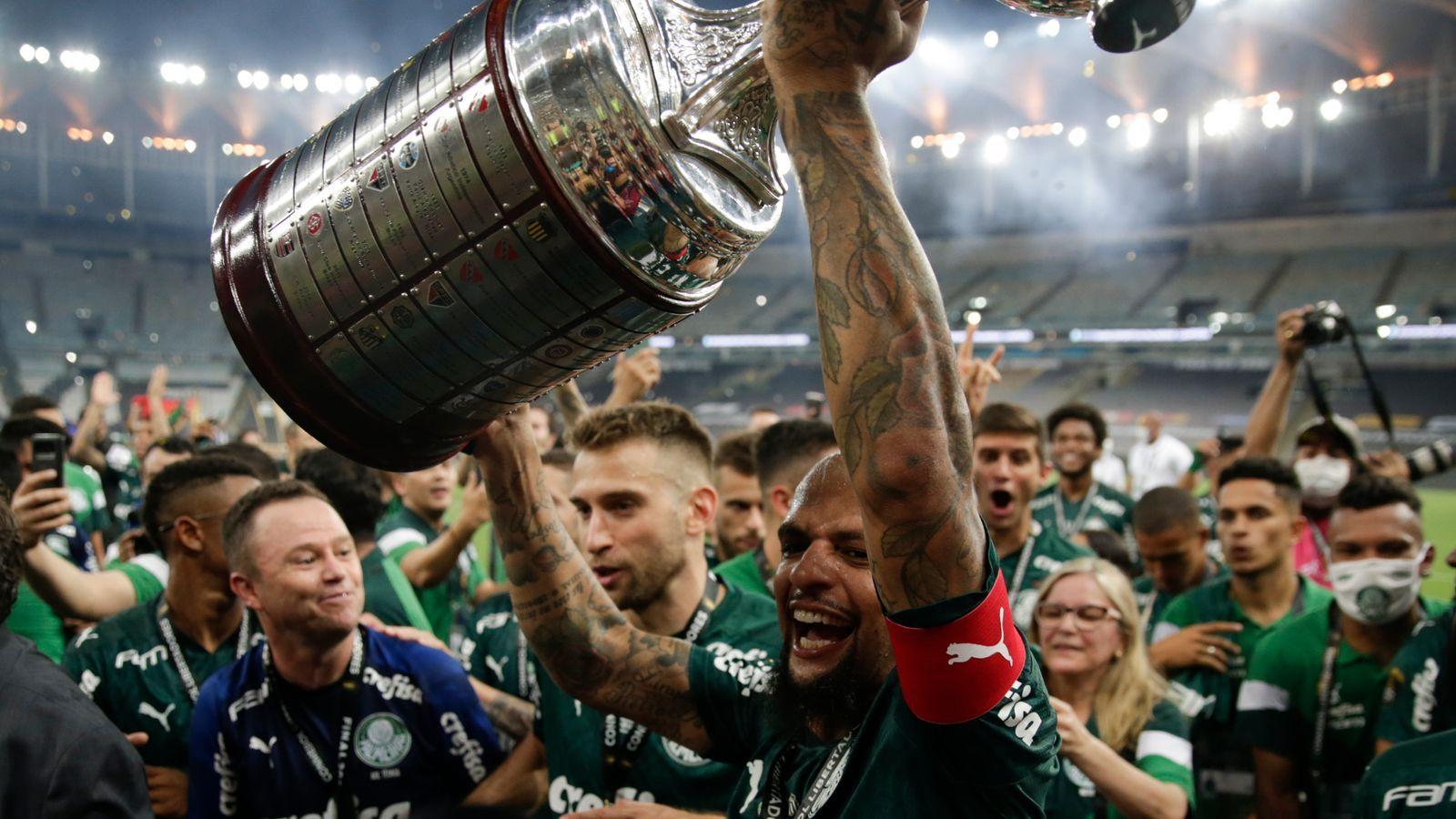 1600x900 Copa Libertadores: Palmeiras beat Santos with Breno Lopes goal in ninth minute of injury time