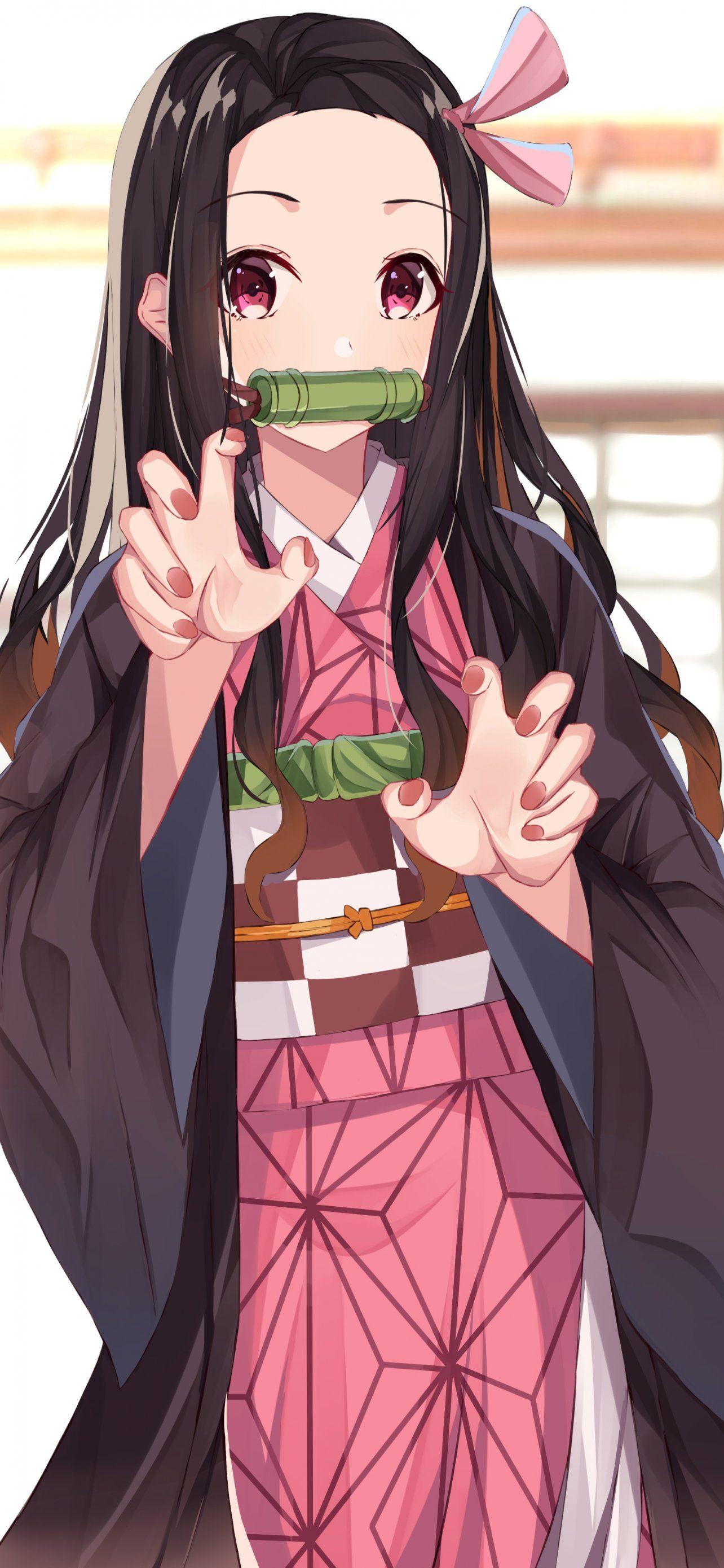 1284x2778 Nezuko Kamado iPhone 12 Pro Max 1284x2778 wallpaper