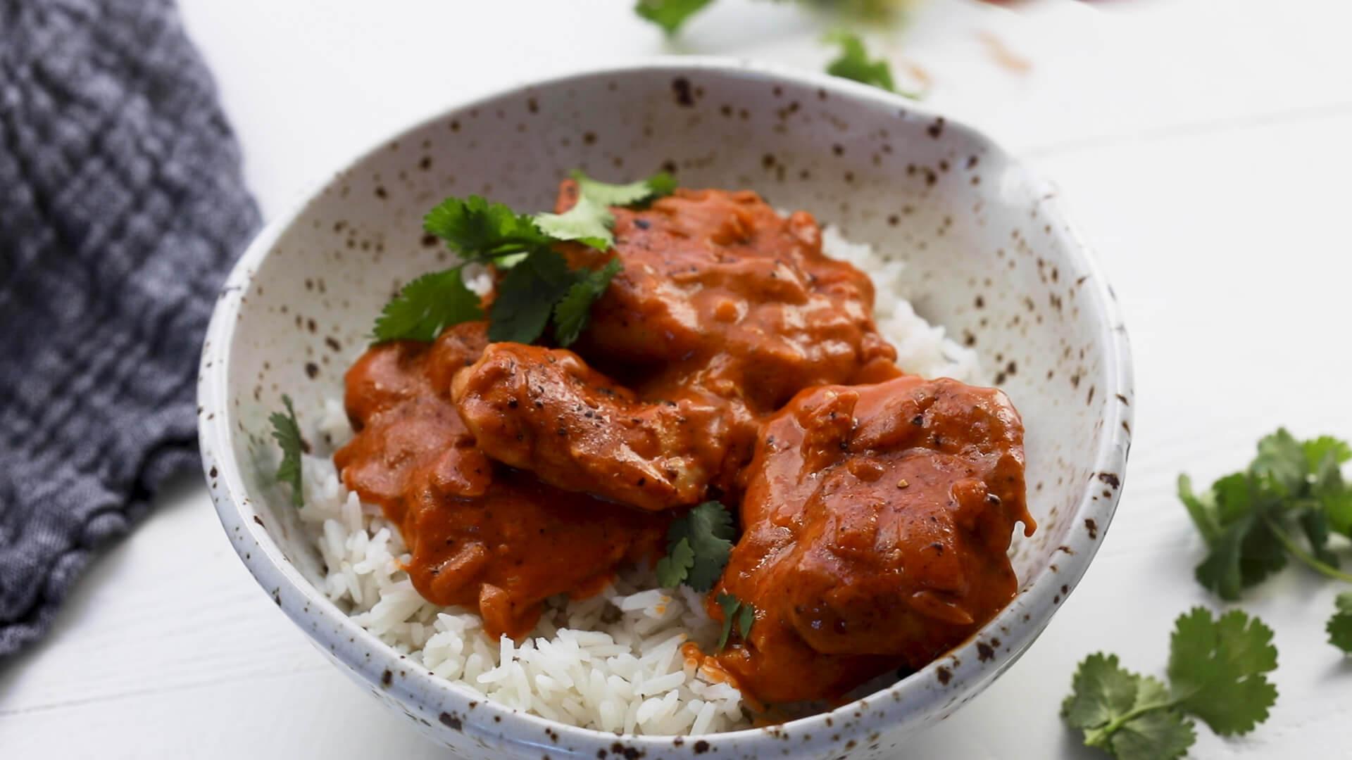 1920x1080 Slow Cooker Butter Chicken + VIDEO {Keto + Paleo}. Platings + Pairings