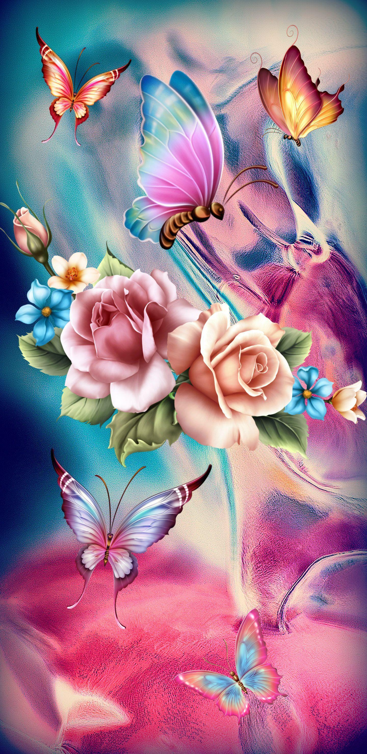 Butterfly Flower iPhone Wallpapers - Top Free Butterfly Flower iPhone  Backgrounds - WallpaperAccess