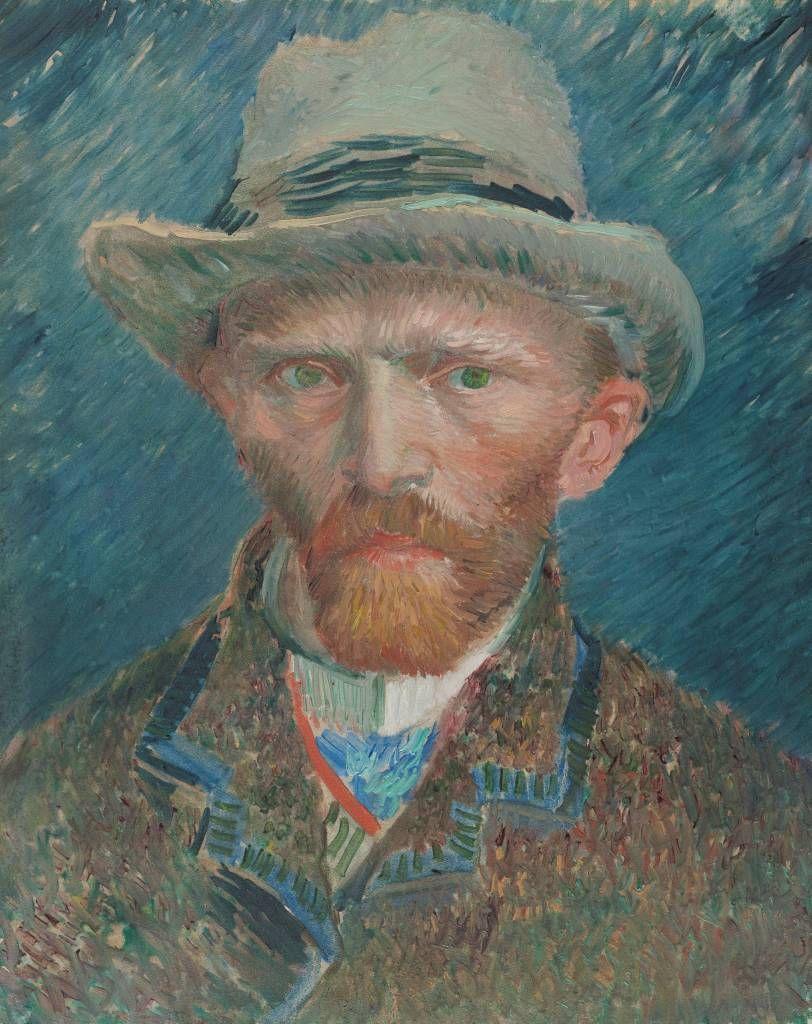 812x1024 Self Portrait Van Gogh
