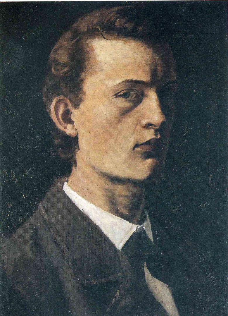 780x1080 Early Self Portrait Munch Wallpaper Image