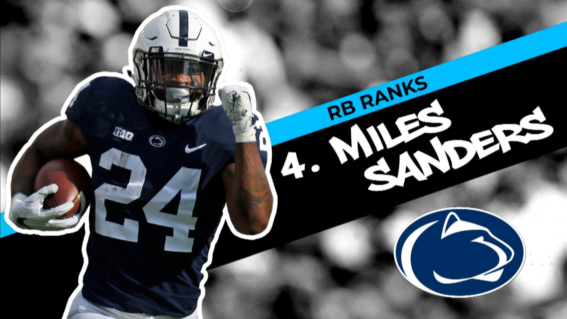 1920x1080 NFL Draft running back rankings: Miles Sanders, Penn State