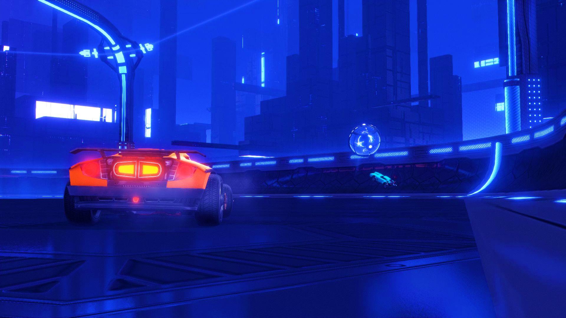 1920x1080 Rocket League Dominus Blue Wallpaper:1920x1080