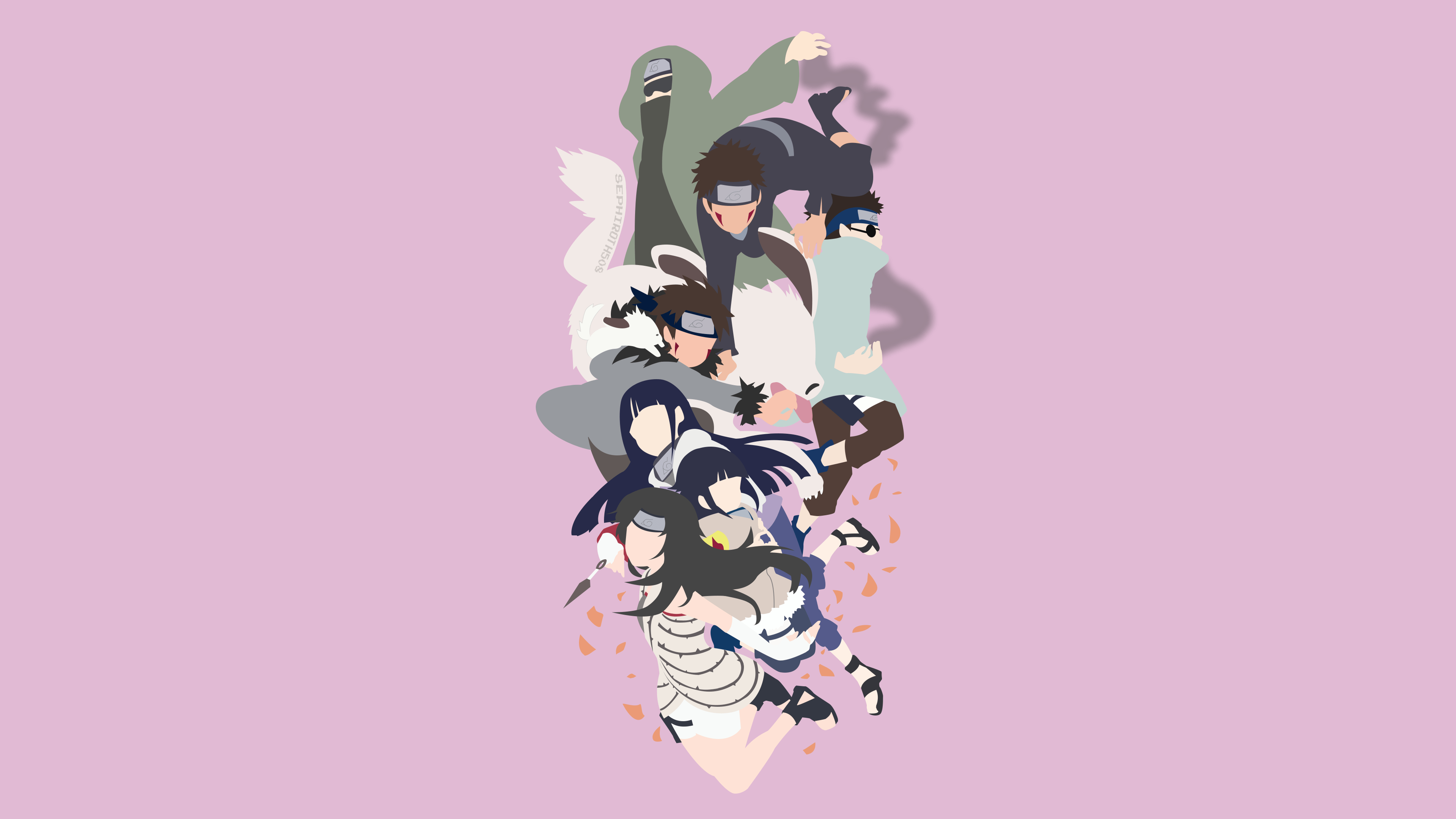 3840x2160 Team 8 Naruto Wallpaper