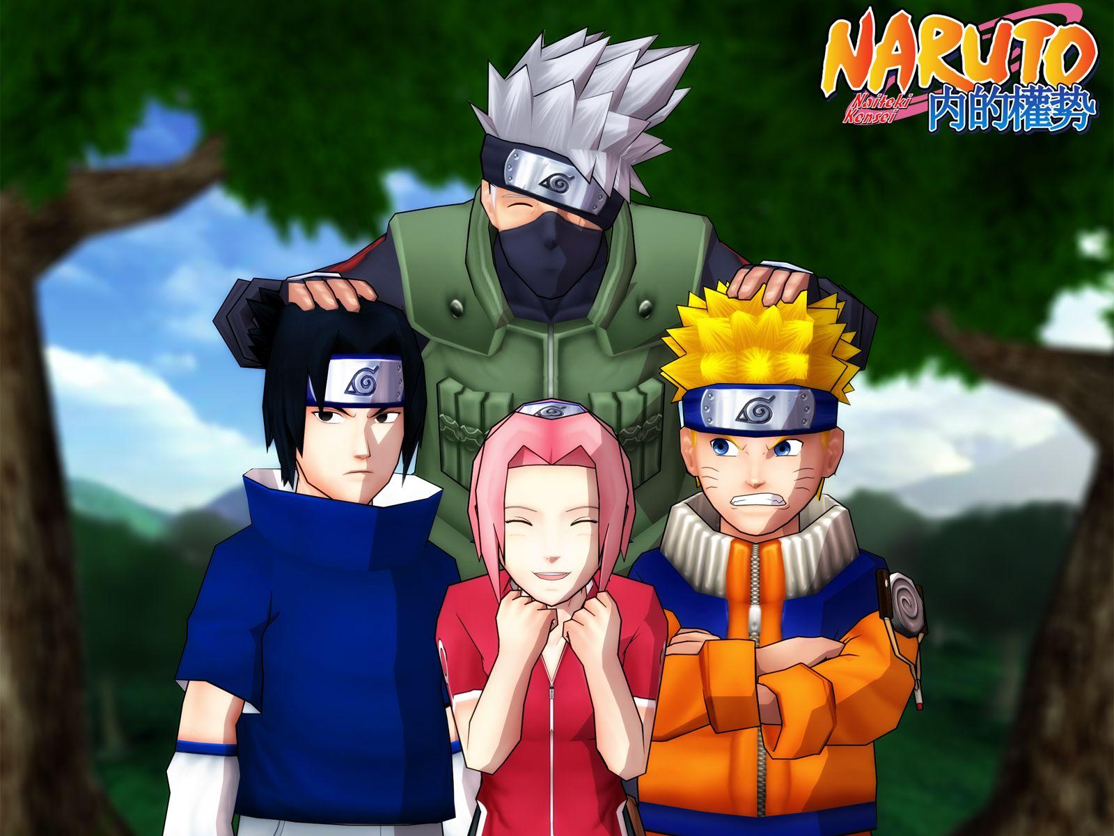 1600x1200 Naruto Wallpaper Team 7 8. The Art Mad