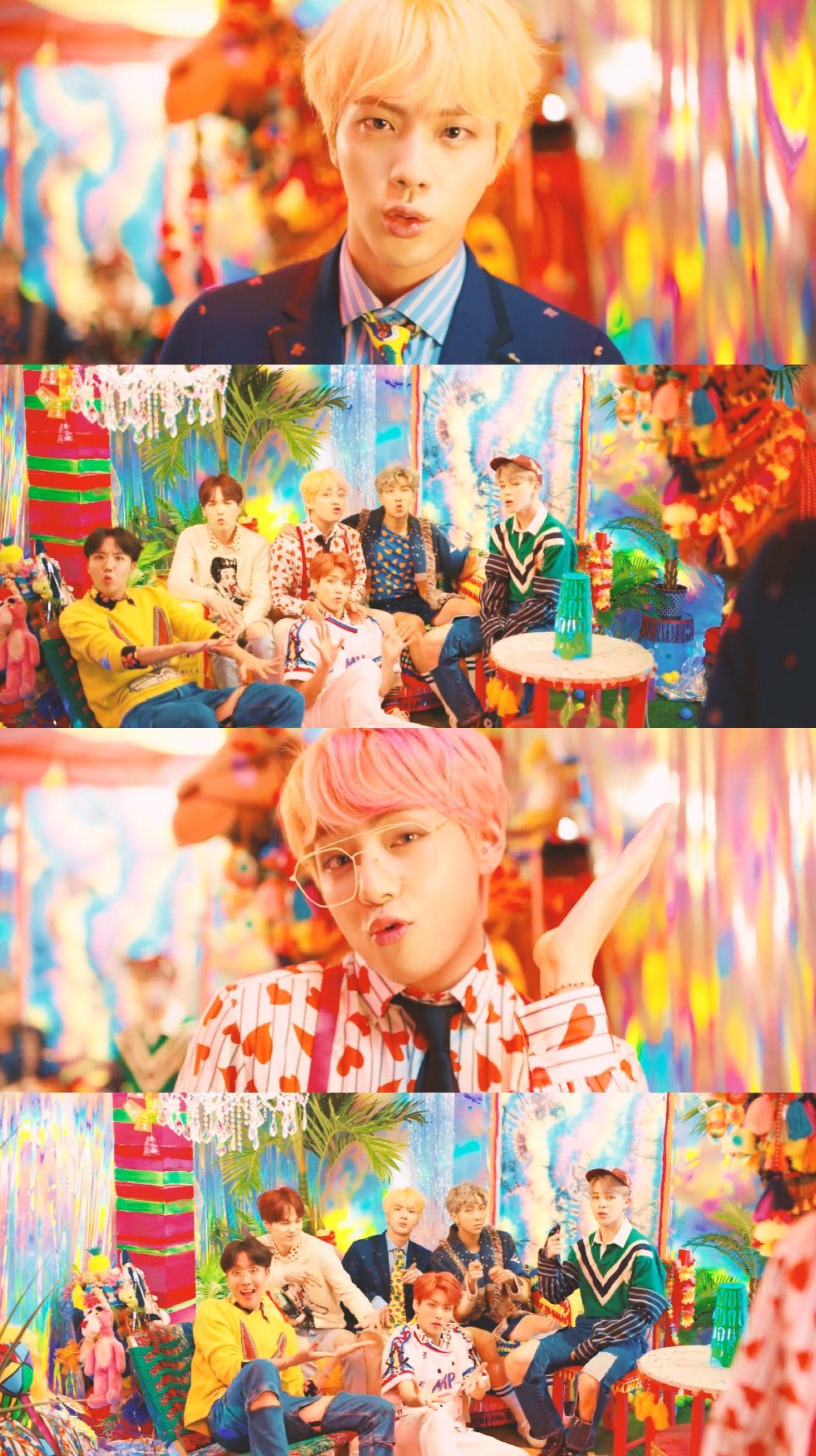 1434x2556 BTS Idol Group Photo Wallpaper