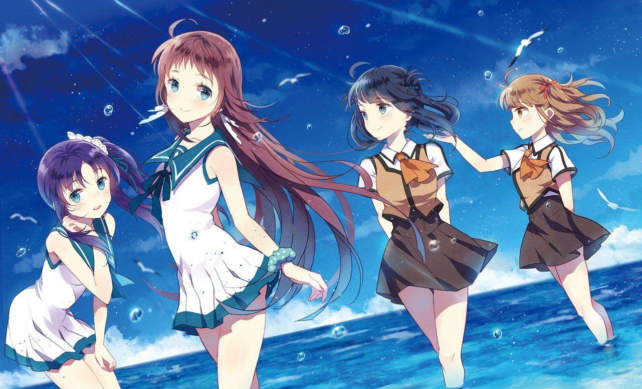 1281x777 Nagi no Asukara, Chisaki Hiradaira, Sayu Hisanuma, Manaka Mukaido HD Wallpaper / Desktop and Mobile Image & Photo