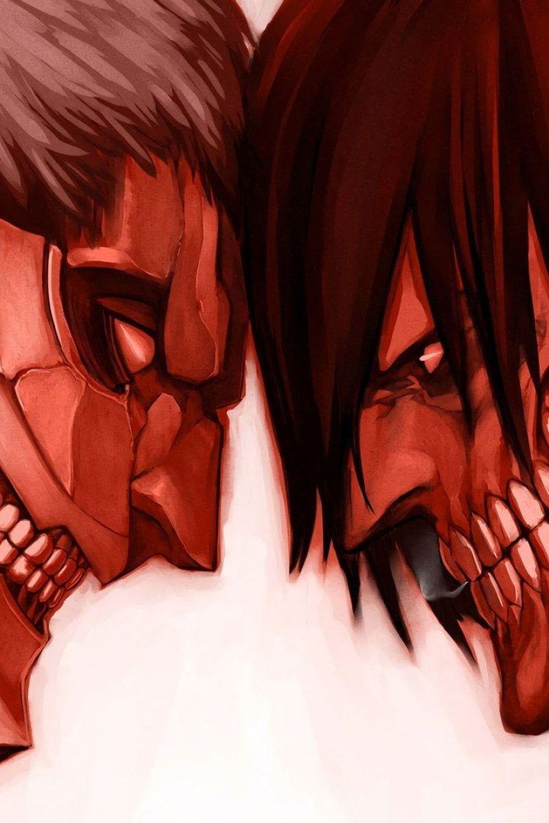 800x1200 Wallpaper Anime, Attack On Titan, Eren Yeager, Reiner • Wallpaper For You HD Wallpaper For Desktop & Mobile