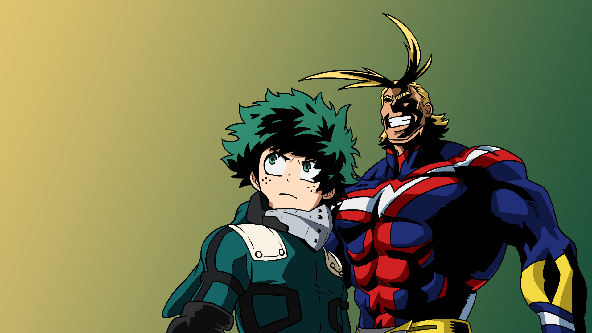 Deku and All Might Wallpapers - Top Free Deku and All Might Backgrounds ...