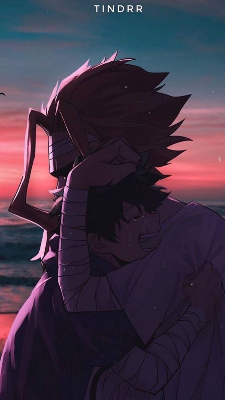 720x1280 Deku and all might wallpaper