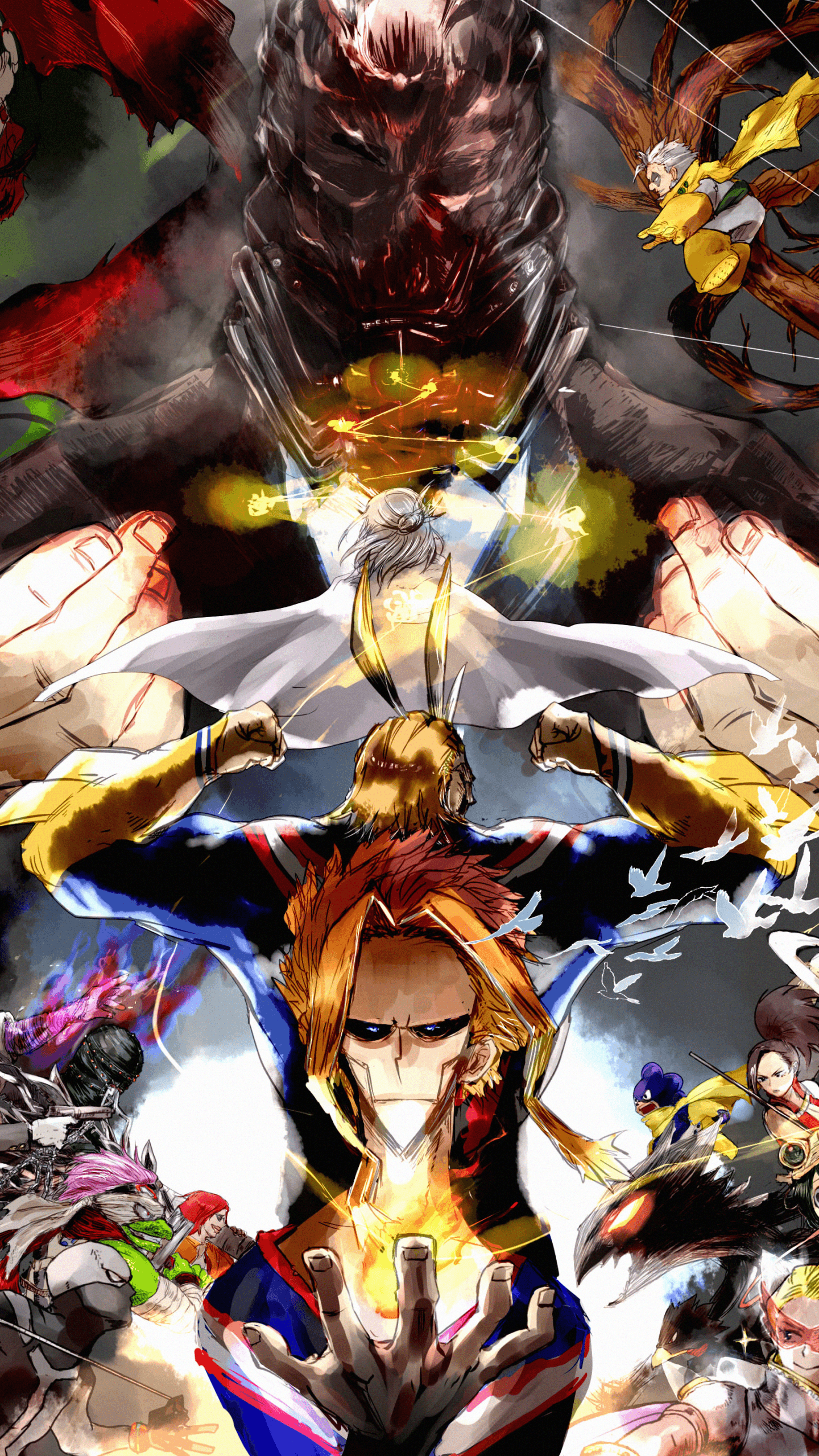 1440x2560 My Hero Academia All Might Wallpaper .