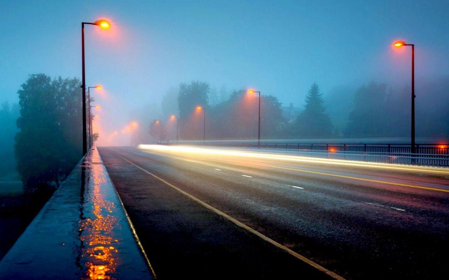 1440x900 Free download A Highway Bridge In A Foggy Rainy Night HD Desktop Background [1920x1080] for your Desktop, Mobile & Tablet. Explore Free HD Desktop Background. Free HD Wallpaper 1920x