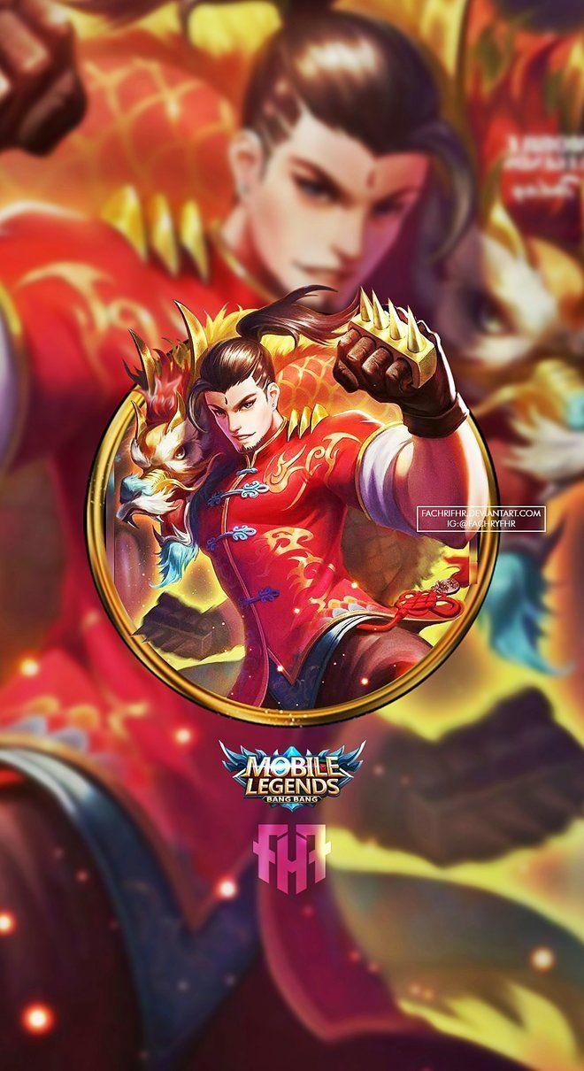 660x1210 Wallpaper Phone Chou Dragon Boy by FachriFHR. Mobile legend wallpaper, Phone wallpaper for men, Mobile legends