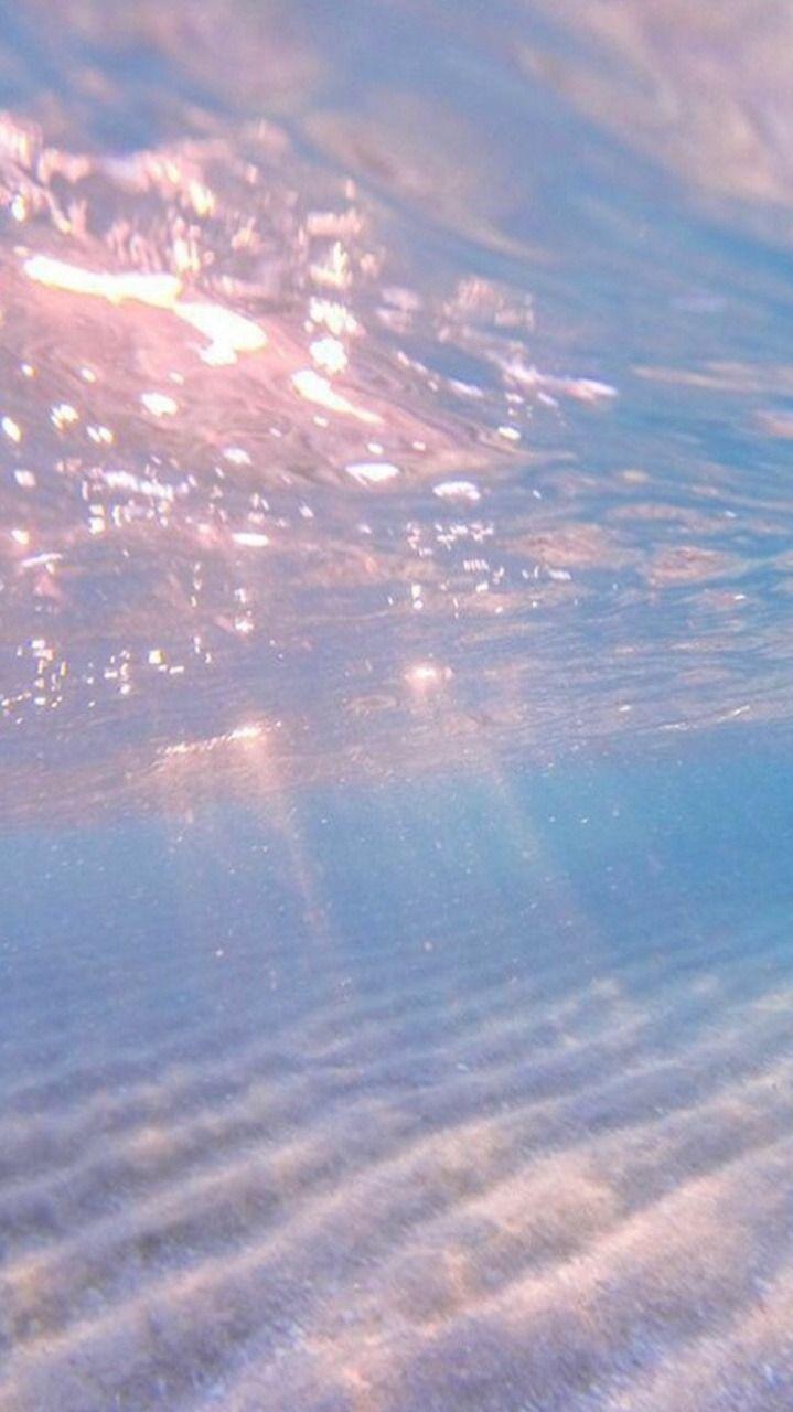 719x1280 Aesthetic Sparkle Glitter Ocean Wallpaper