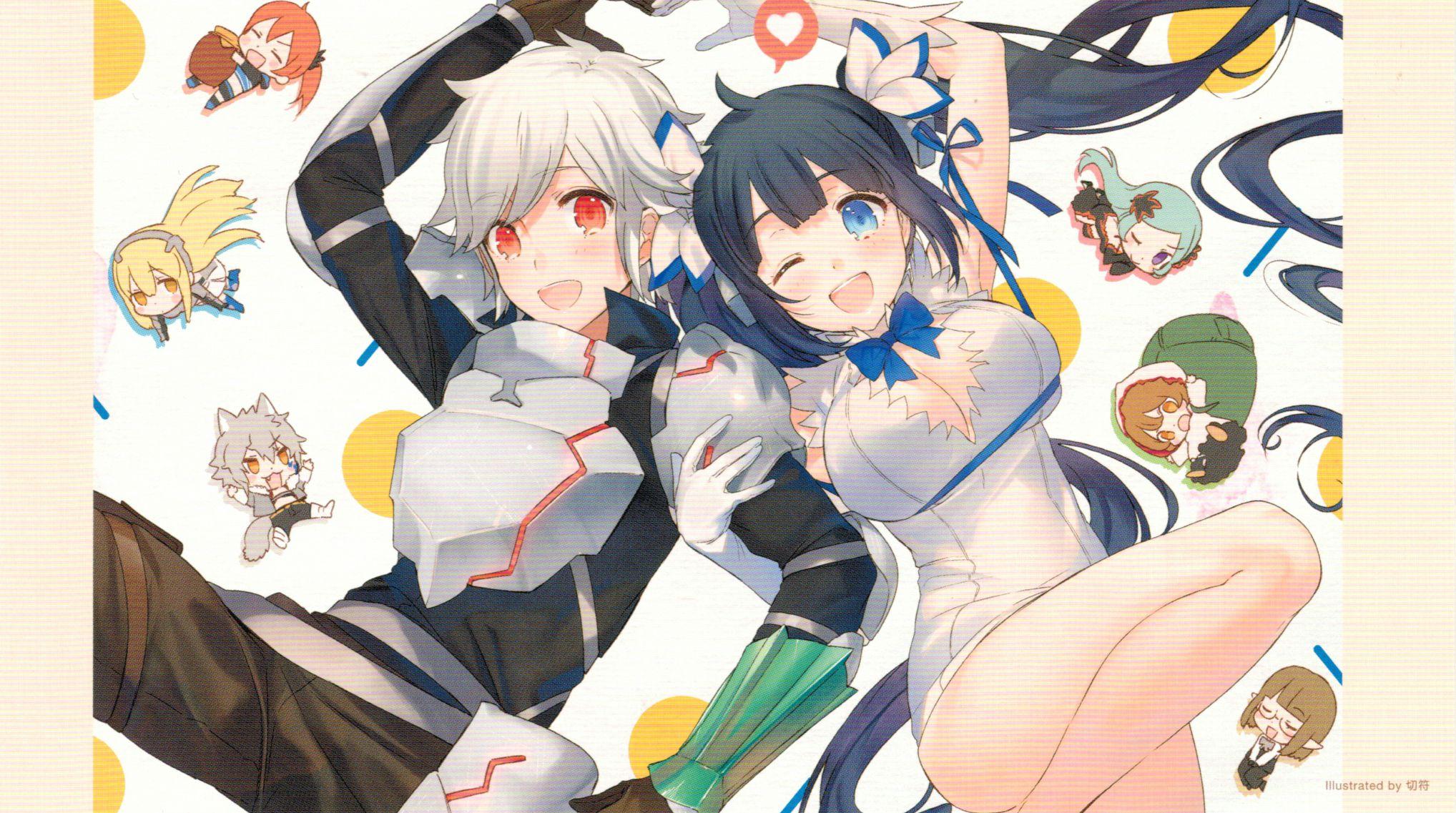 2036x1137 Anime Is It Wrong To Try To Pick Up Girls In A Dungeon Wallpaper:2036x1137