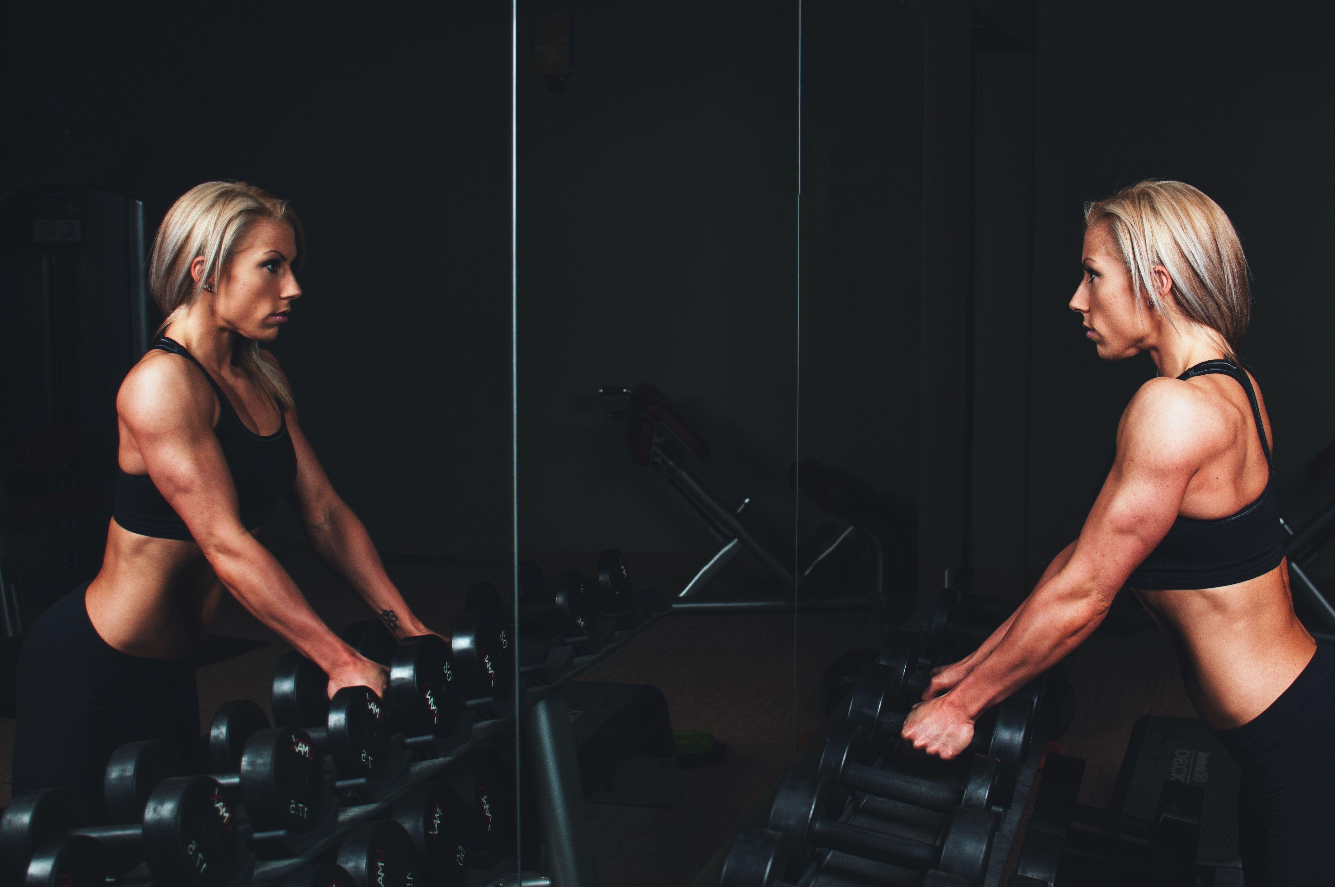 4288x2848 4288x2848 #exercise, #body building, #woman, #sport, #dumbell, #black, #reflection, #wallpaper, #training, #sports wallpaper, #sports background, #Creative Commons image, #muscle, #gym, #fitness, #strong, #weight, #workout, #blonde, #body