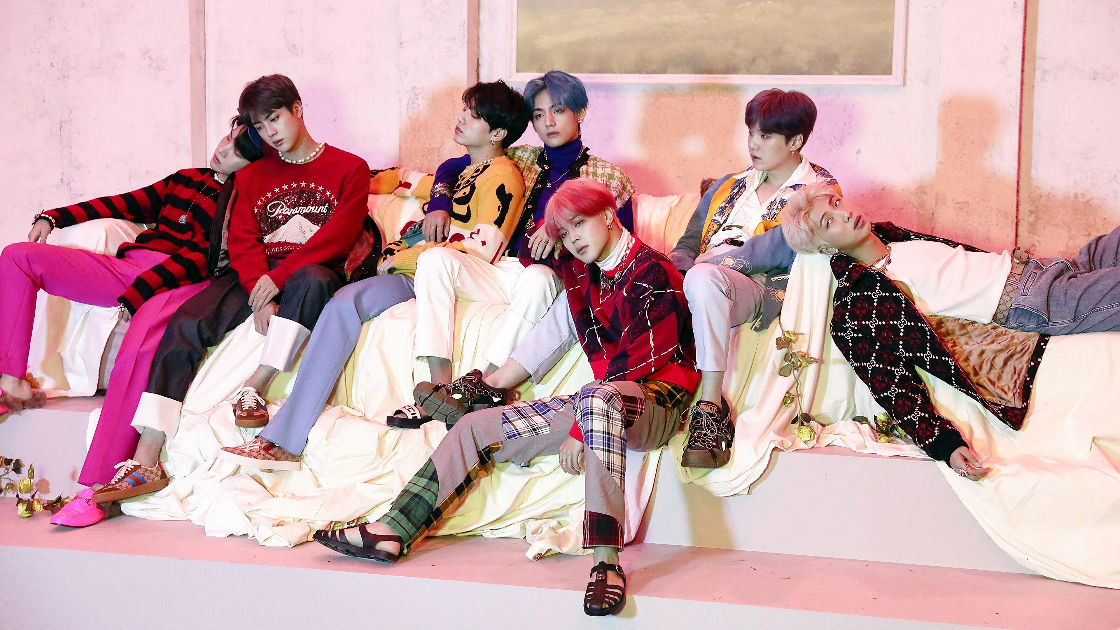 3840x2160 BTS Map of the Soul: Persona Members 4K Wallpaper