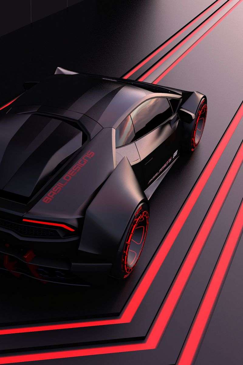 800x1200 iPhone Black And Red Car Wallpaper
