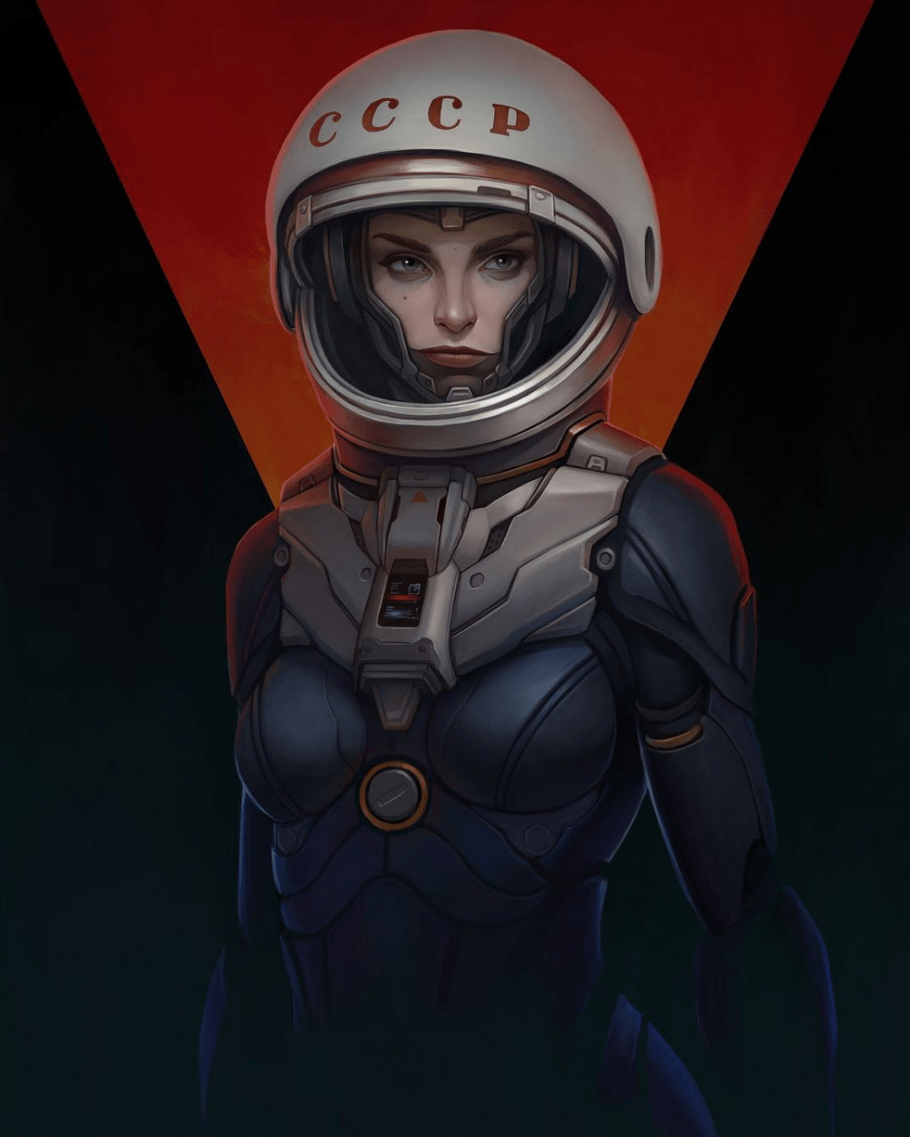 1000x1250 Astronaut Women Wallpaper