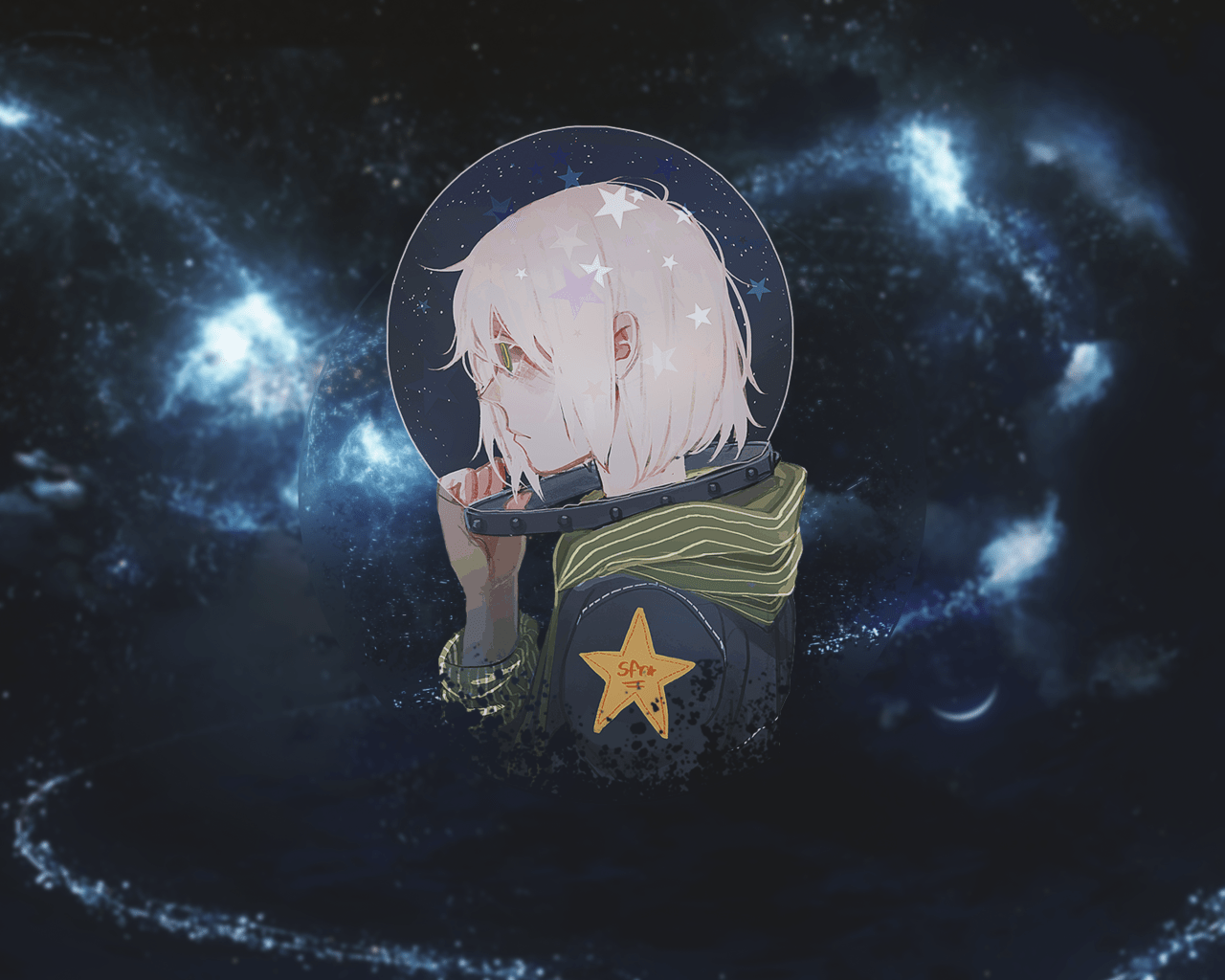1280x1024 Anime Girl Wallpaper Galaxy Wallpaper HD