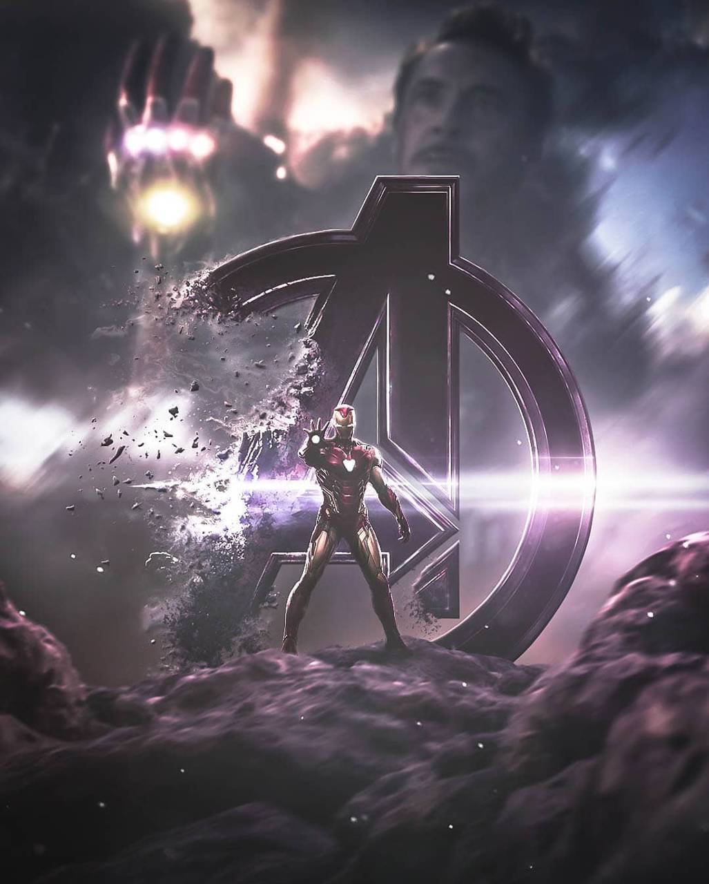 1027x1280 Iron Man wallpaper