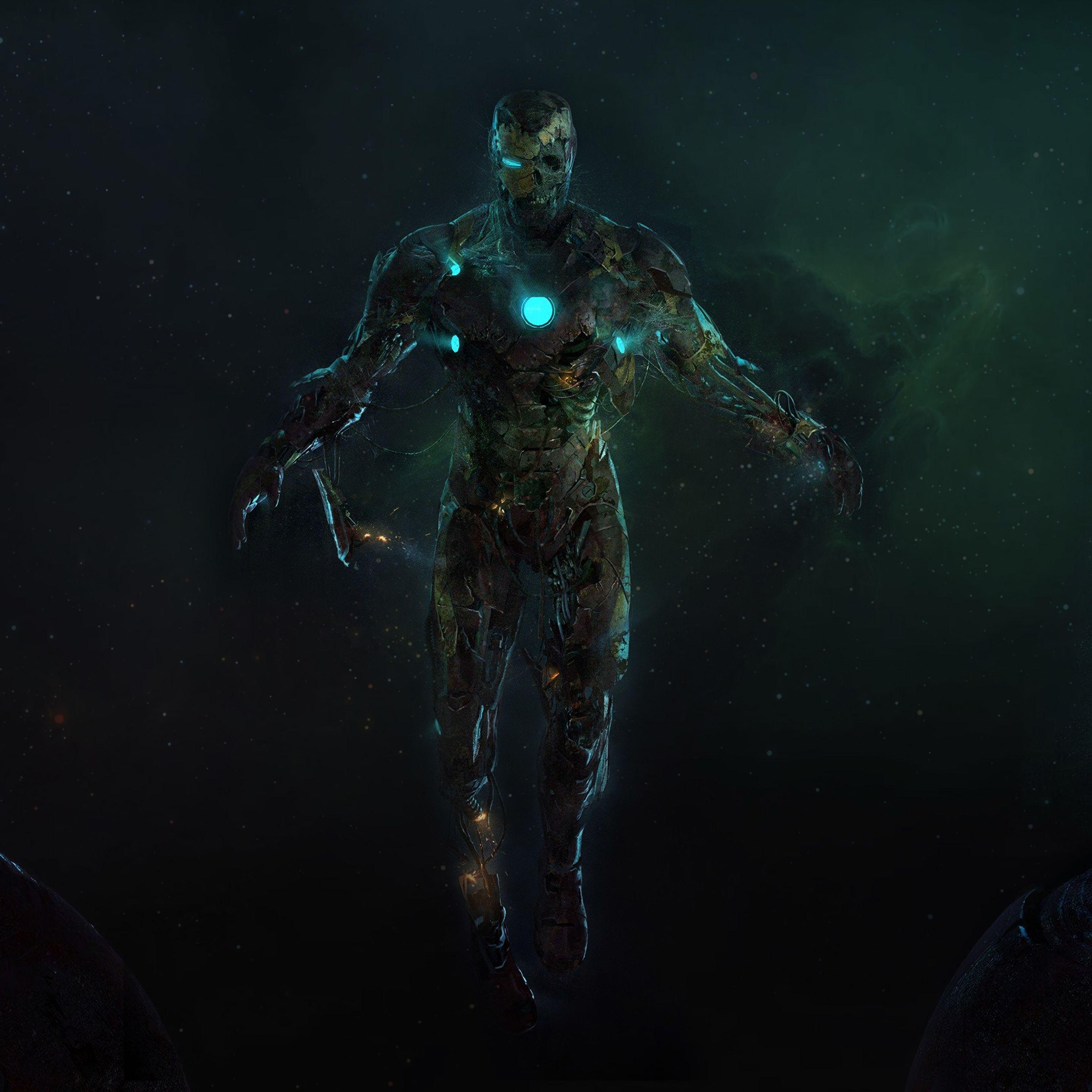 2932x2932 Zombie Iron Man Wallpaper
