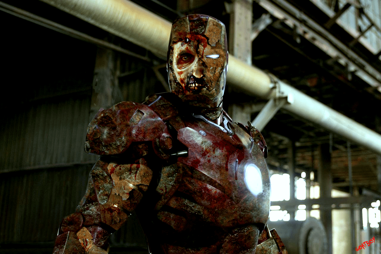 1280x853 Zombie Iron Man Wallpaper