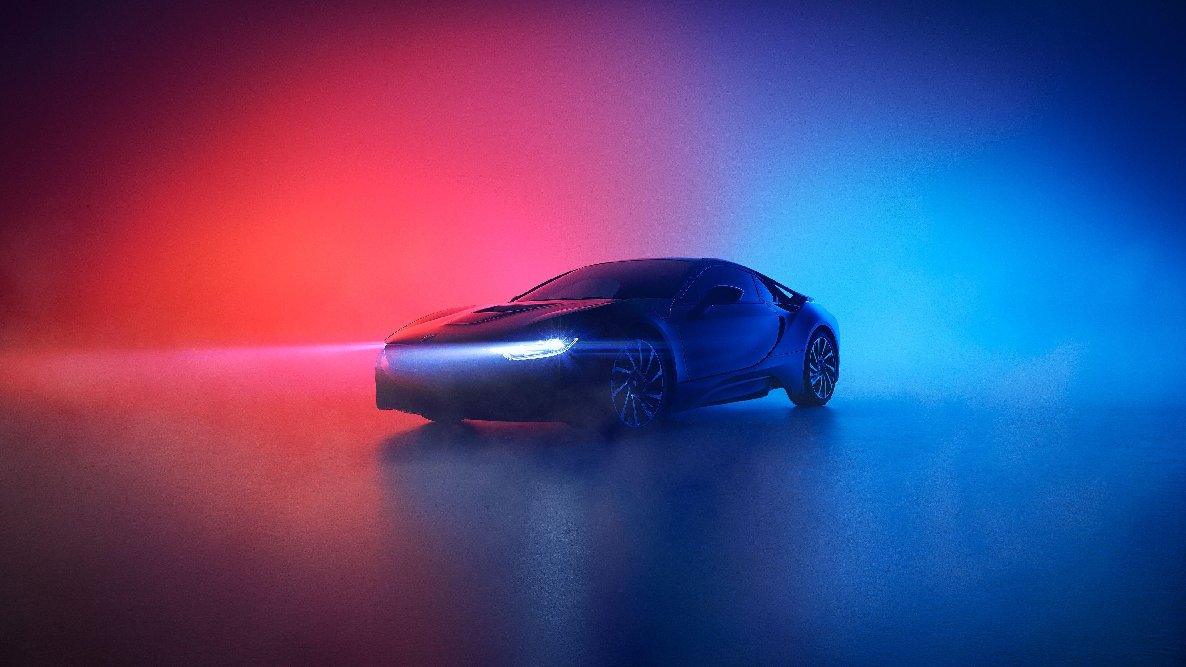 3840x2160 Blue Bmw I8 Wallpaper HD